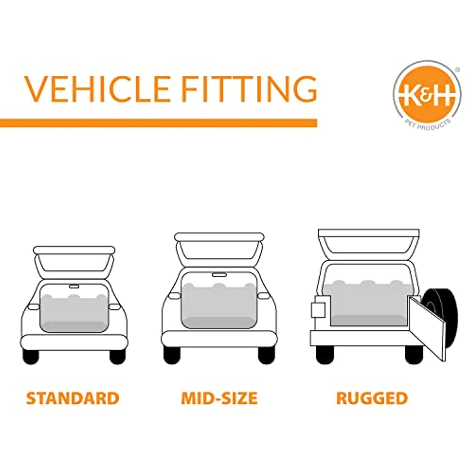 K&H Pet Products Economy Cargo Cover, Tan - Image 7