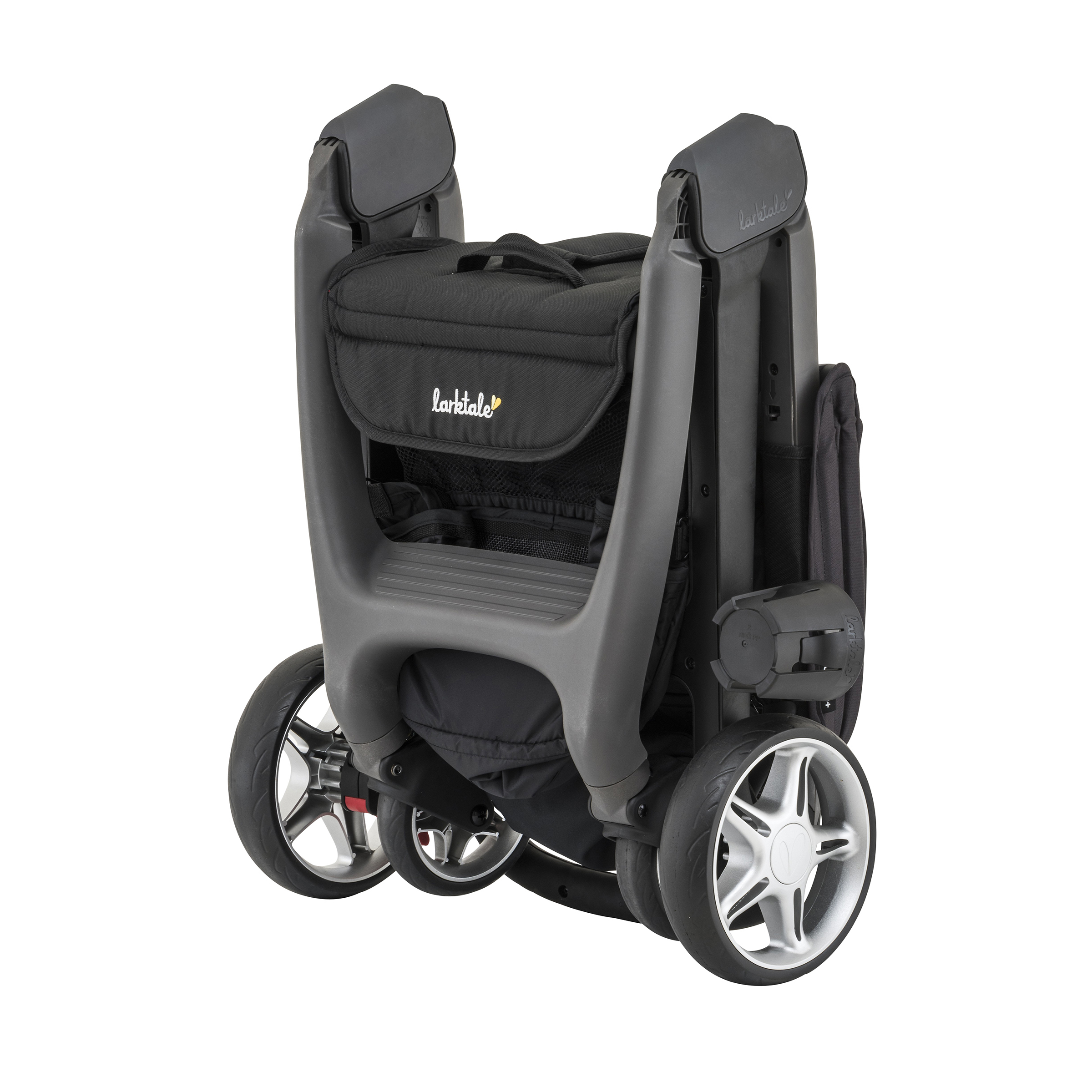 Larktale Chit Chat Compact Lightweight Travel Stroller, Mornington Grey - Image 19