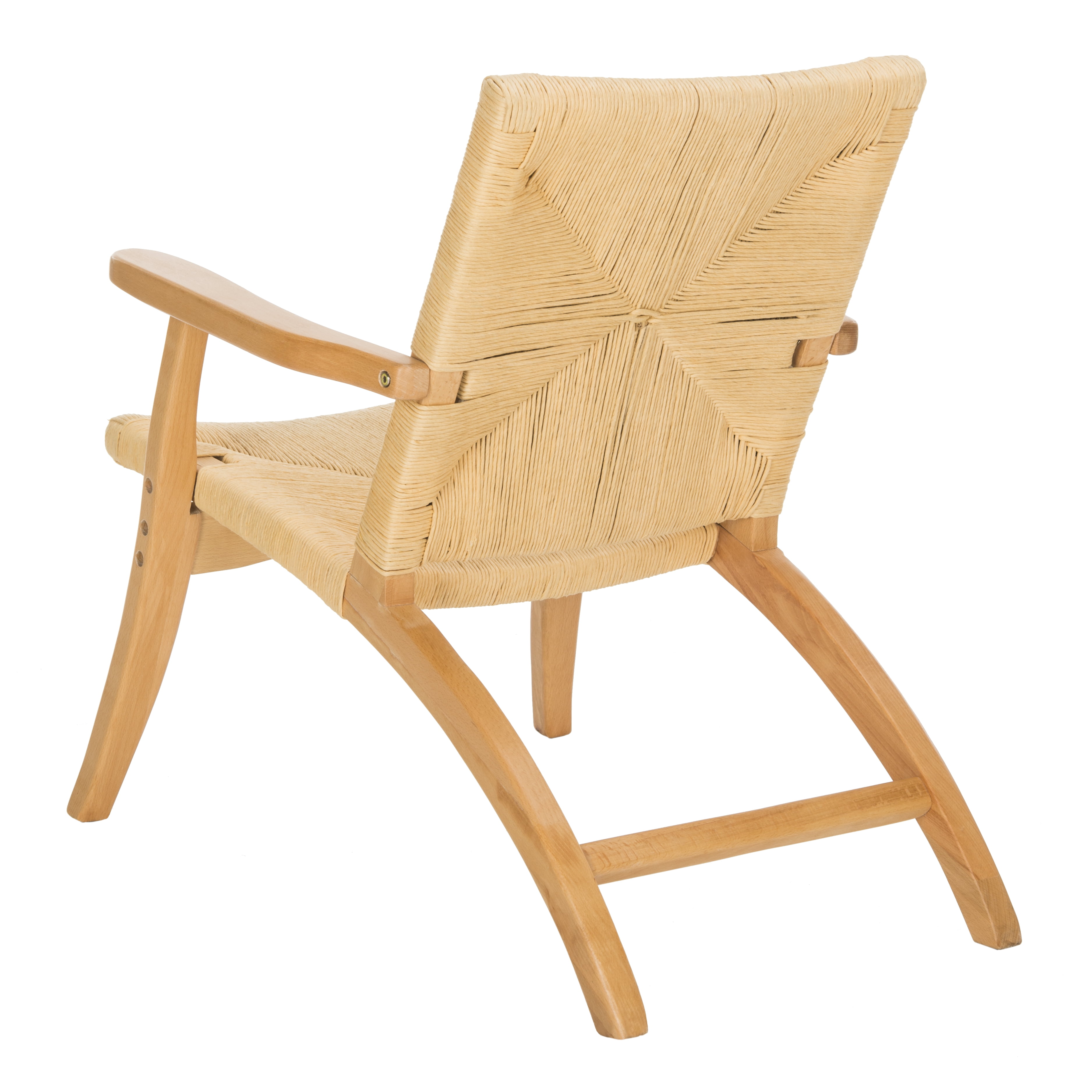 SAFAVIEH Bronn Transitional Wood Accent Chair, Natural - Image 8