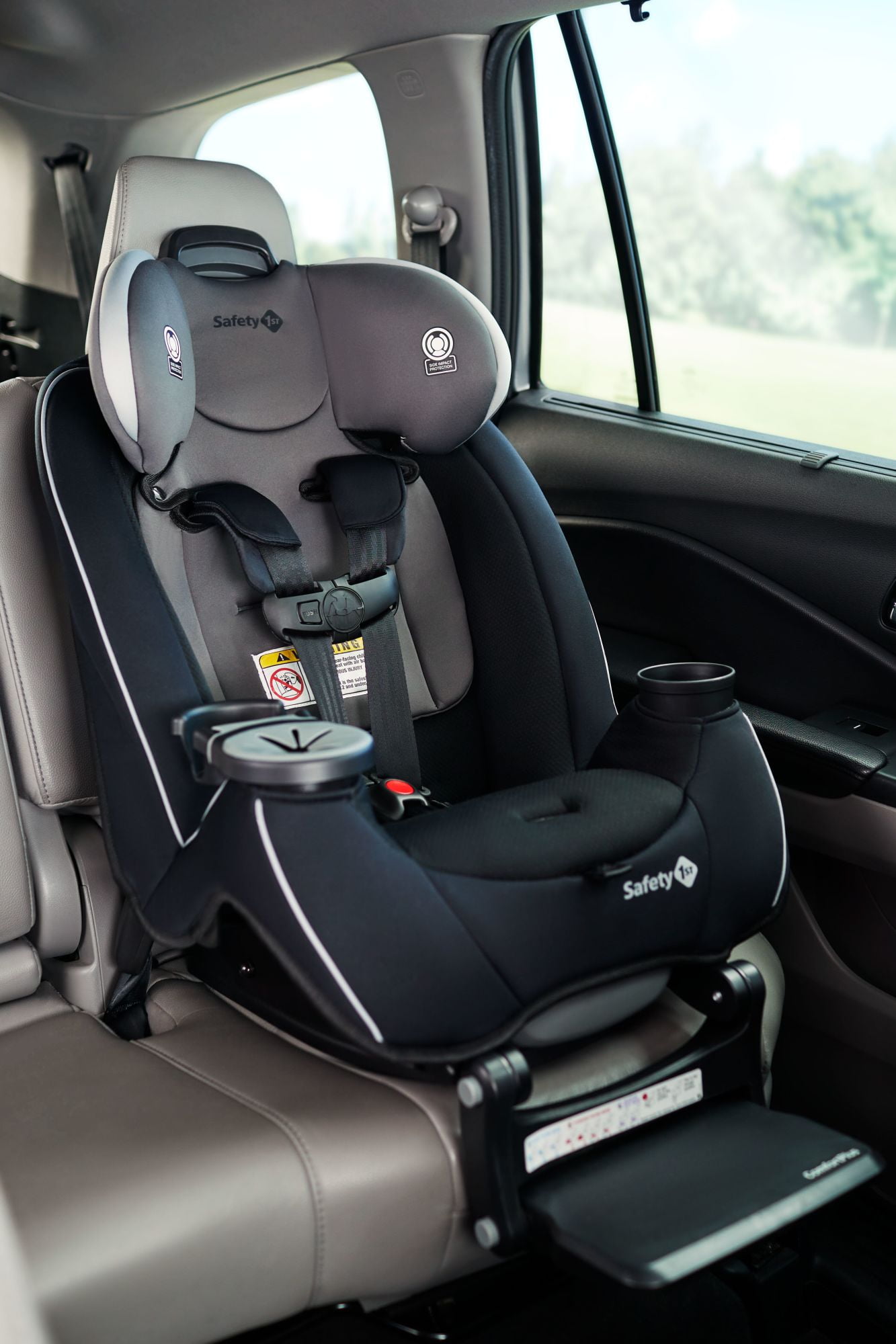 Safety 1ˢᵗ Grow and Go™ Extend 'n Ride LX All-in-One Convertible Car Seat, Winehouse, Infant & Toddler, Unisex - Image 50