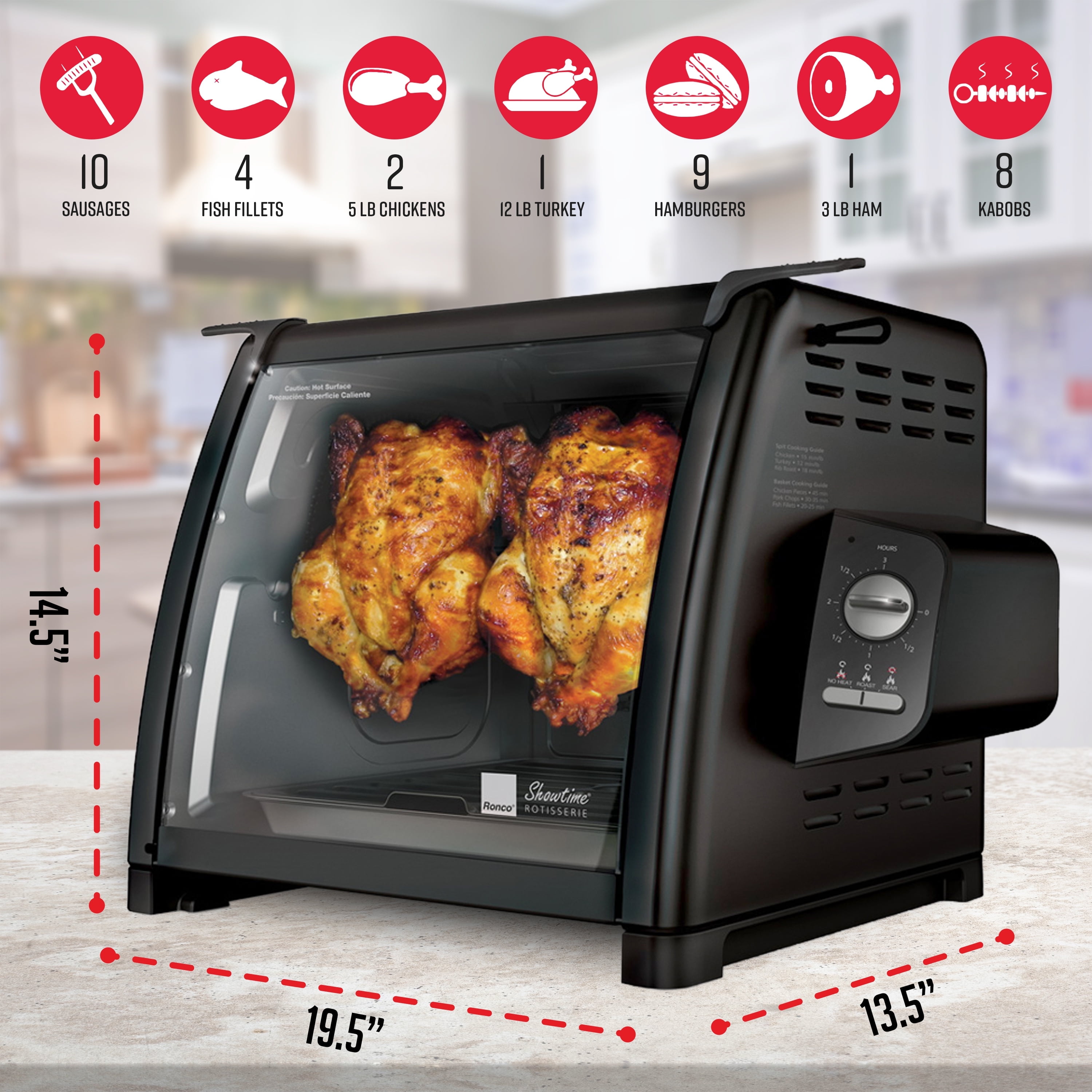 Ronco Showtime 5500 Series Rotisserie Oven - Image 9