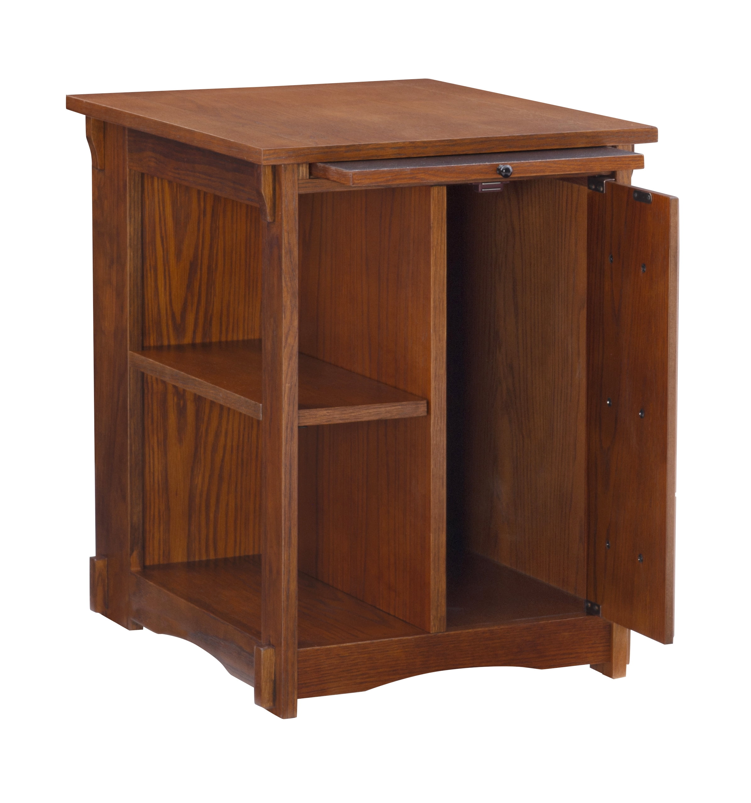 Powell Mission Oak Cabinet Table - Image 6