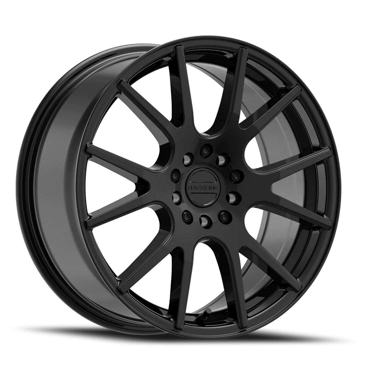 Raceline 141B-Mystique 18" Cast Aluminum Wheel, MYSTIQUE BLACK 18X7.5 5X100/5X114.3 +42mm Fits select: 2012-2016 HONDA CIVIC LX, 2020-2023 TOYOTA COROLLA LE - Image 3