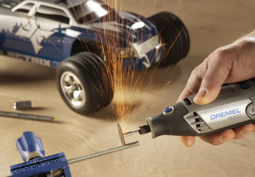 Dremel 3000-2/28 Variable Speed Rotary Tool Kit, 2 Attachments & 28 Accessories, Perfect for Routing, Metal Cutting, Wood Carving, and Polishing - Image 4