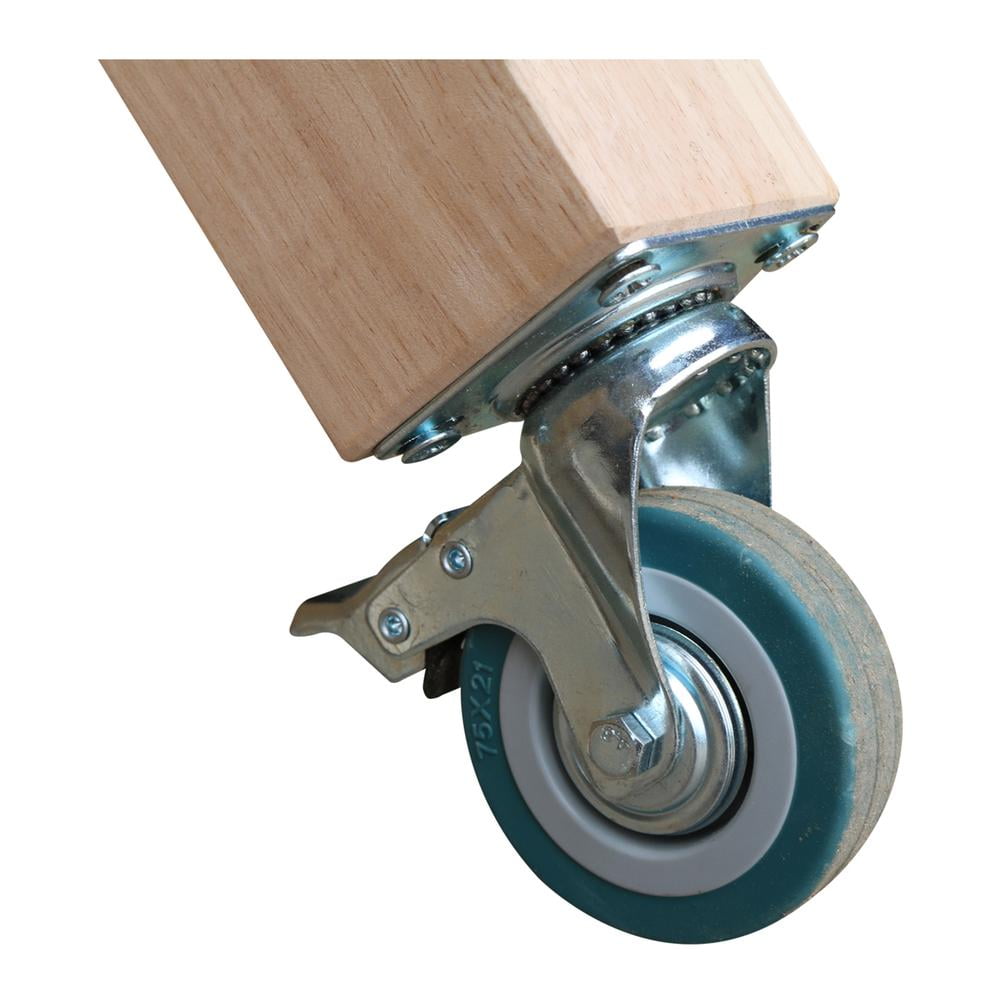 Solid Wood Kitchen Island Unfinished - Image 2