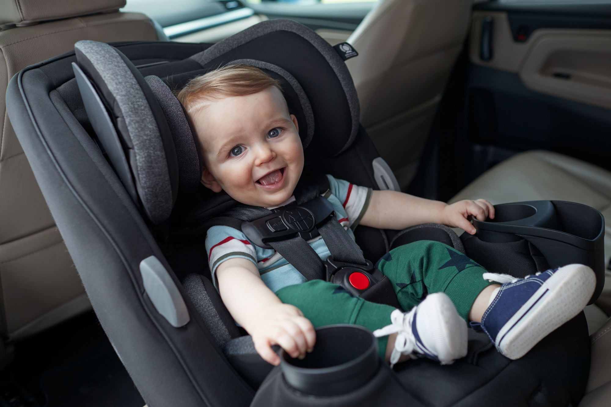 Safety 1st Grow and Go Sprint All-in-One Convertible Car Seat, Cranberry Ice II, Infant & Toddler, Unisex - Image 8