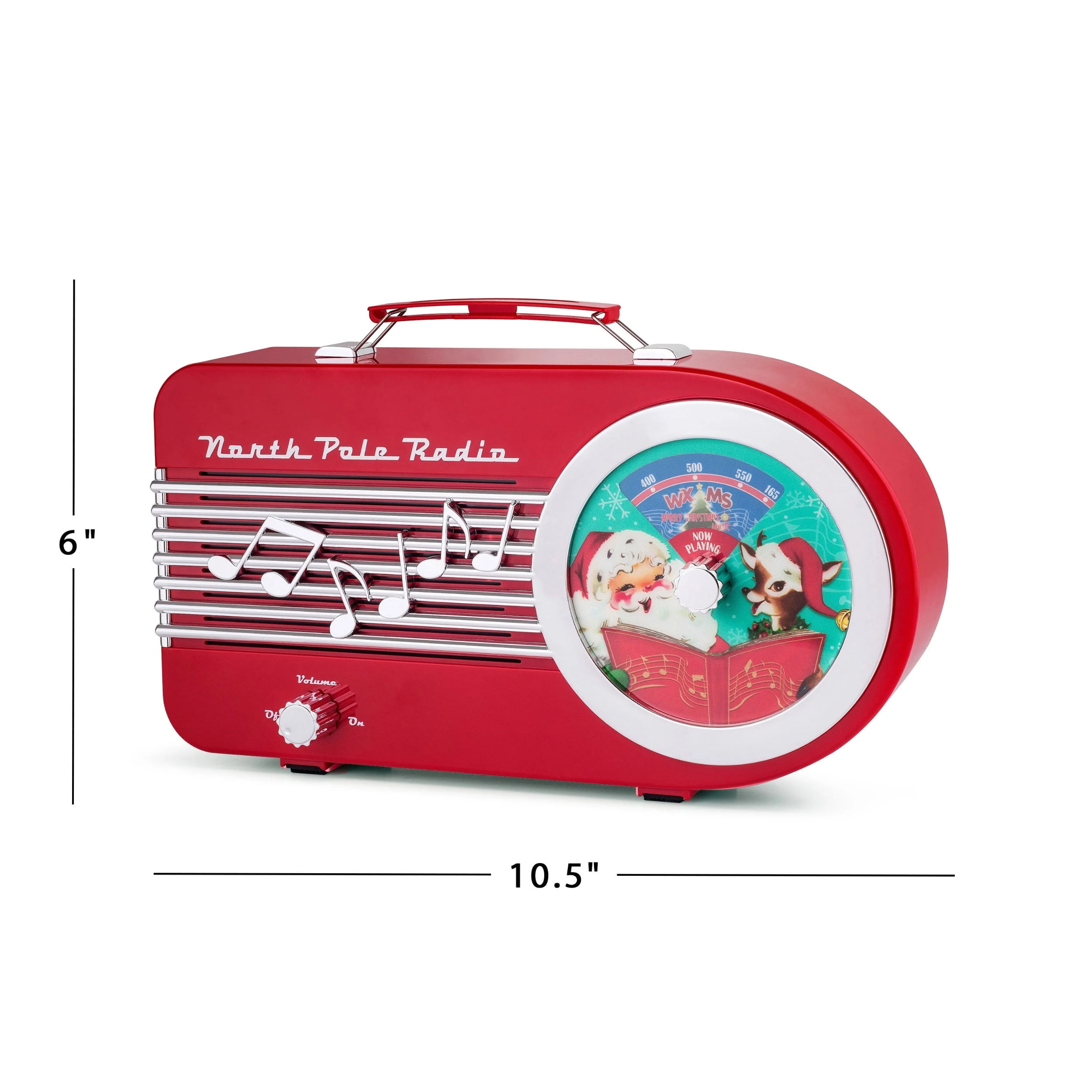 Mr. Christmas North Pole Radio Jukebox, Red, 1 Pack - Image 2