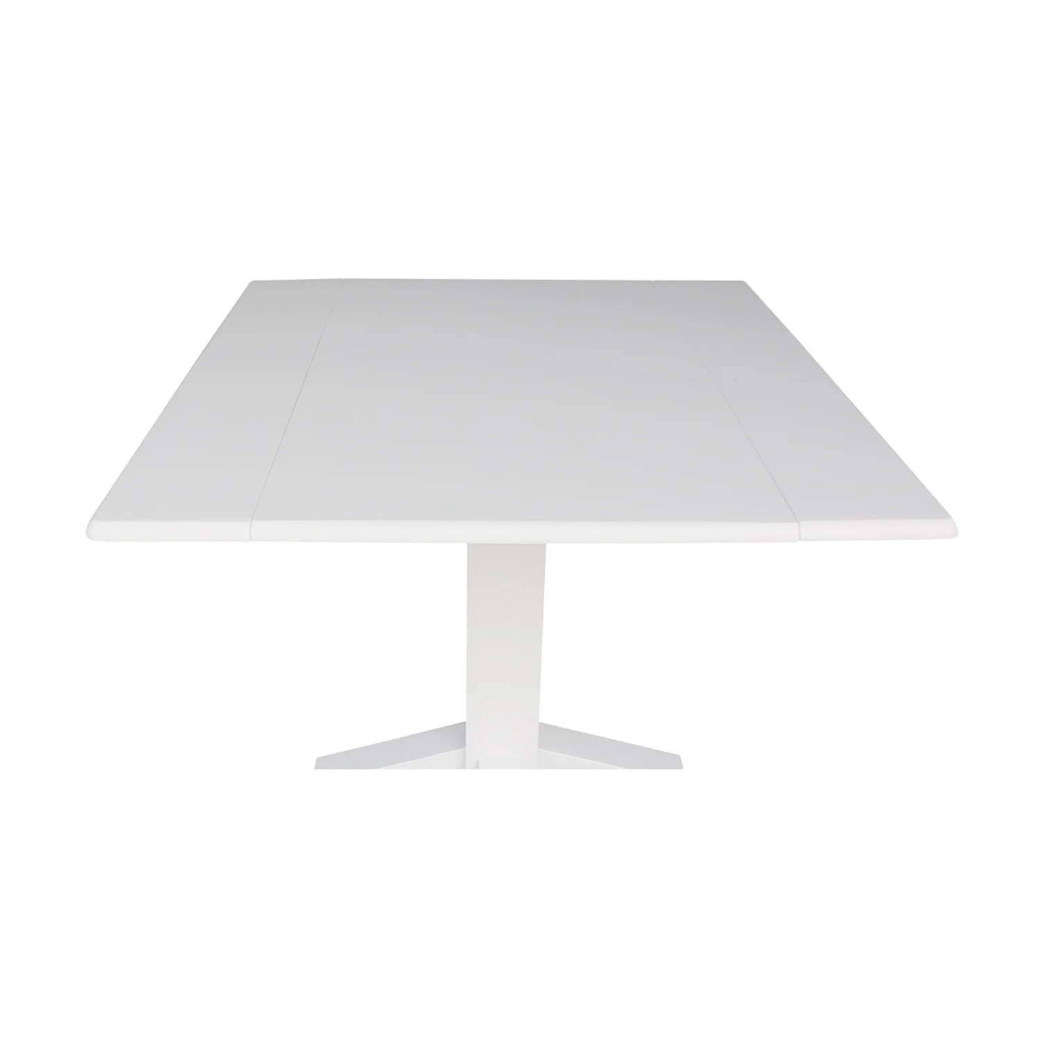Square Dual Drop Leaf Dining Table in White - Image 6