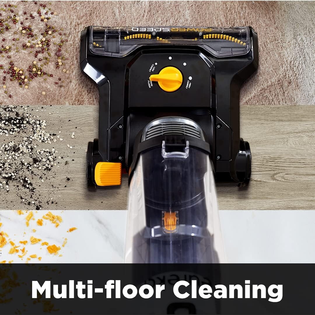Eureka Powerspeed Upright Vacuum, Lightweight, Powerful, For Carpet and Hard Floor, Pet Turbo, Black and Yellow - Image 9