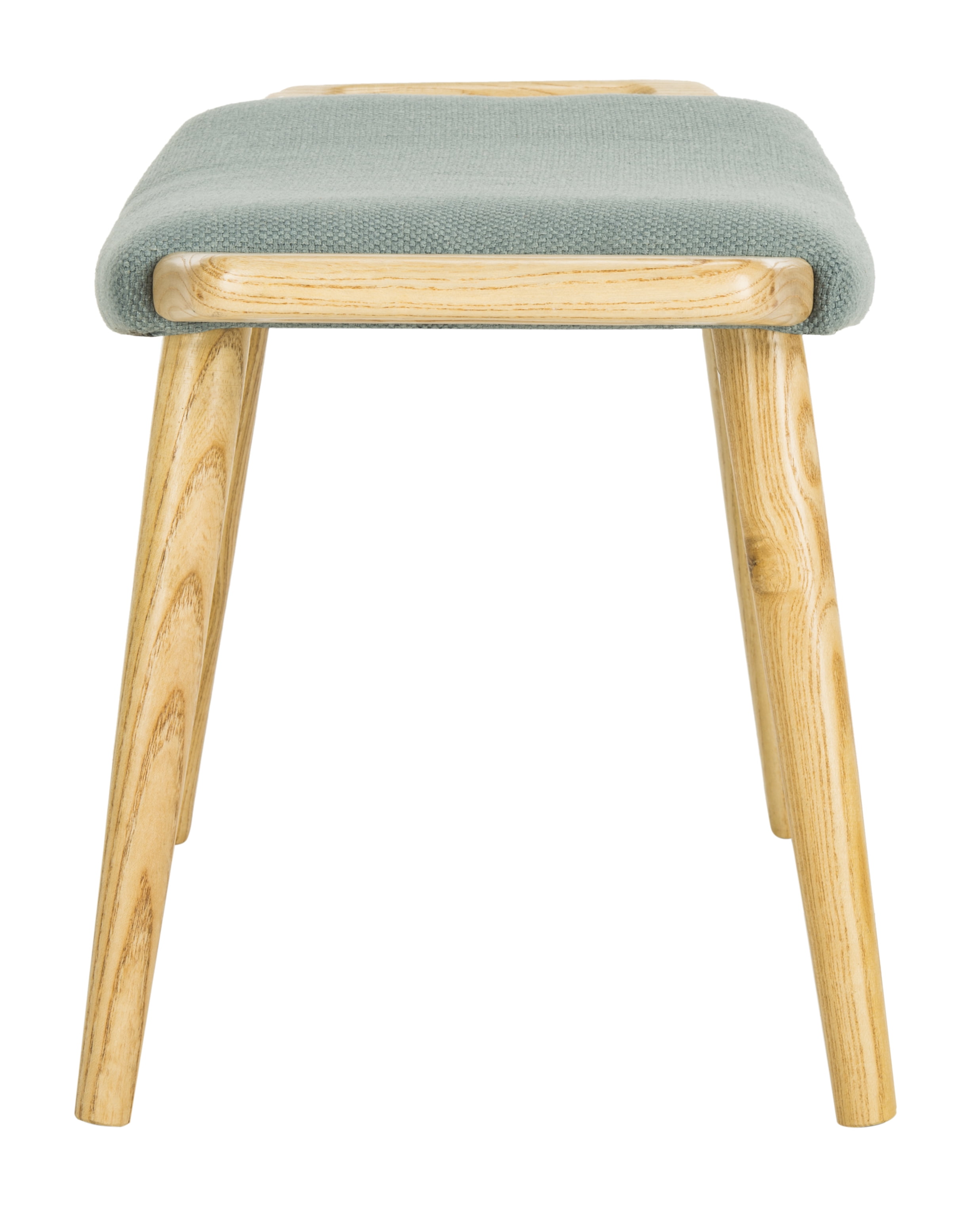 SAFAVIEH Yara Modern Nautical Bench with Cushion Seat, Sea Blue - Image 2