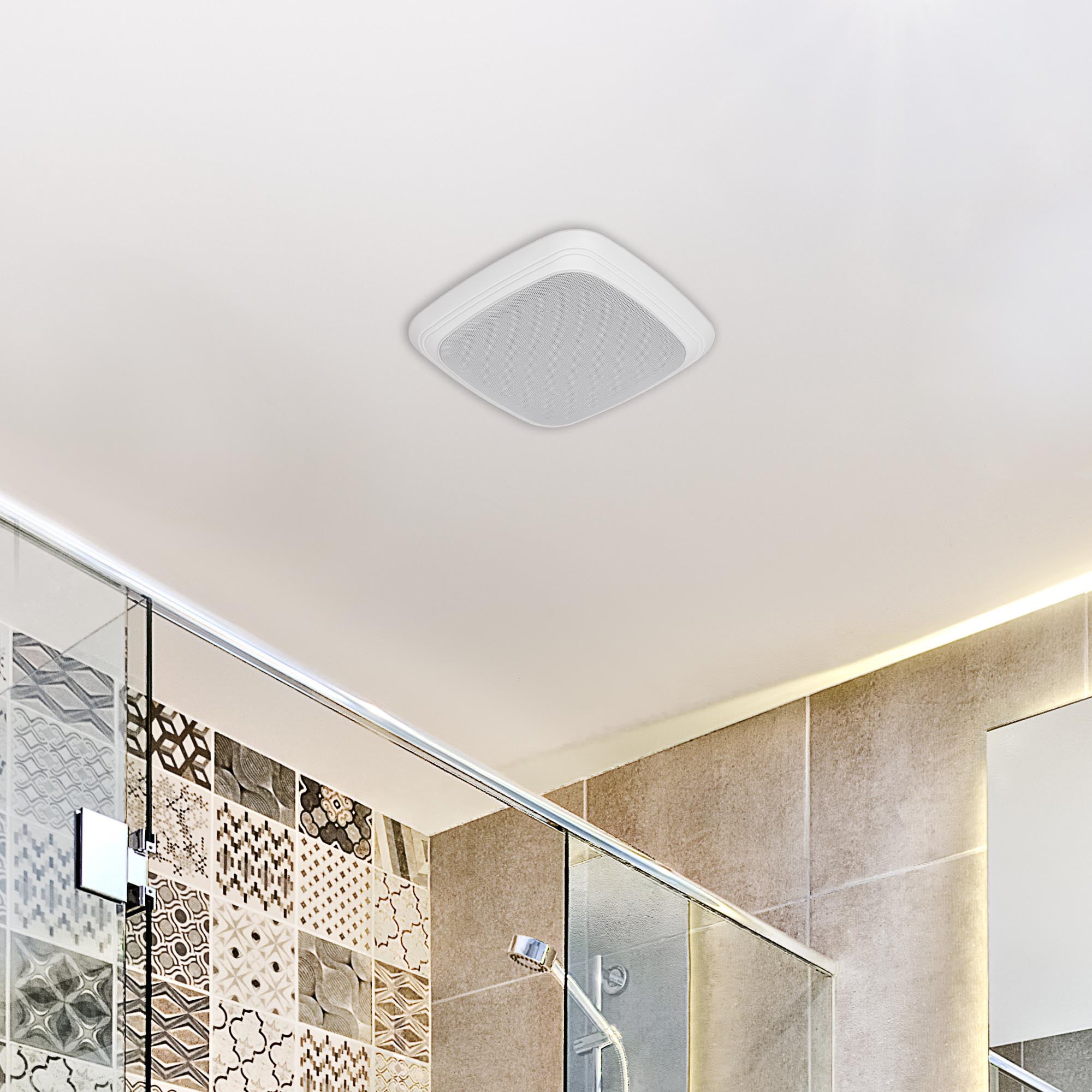 New Homewerks 70 CFM 1.5 Sones Ceiling Bathroom Exhaust Fan Ventilation Fan with Bluetooth Speaker - Image 6