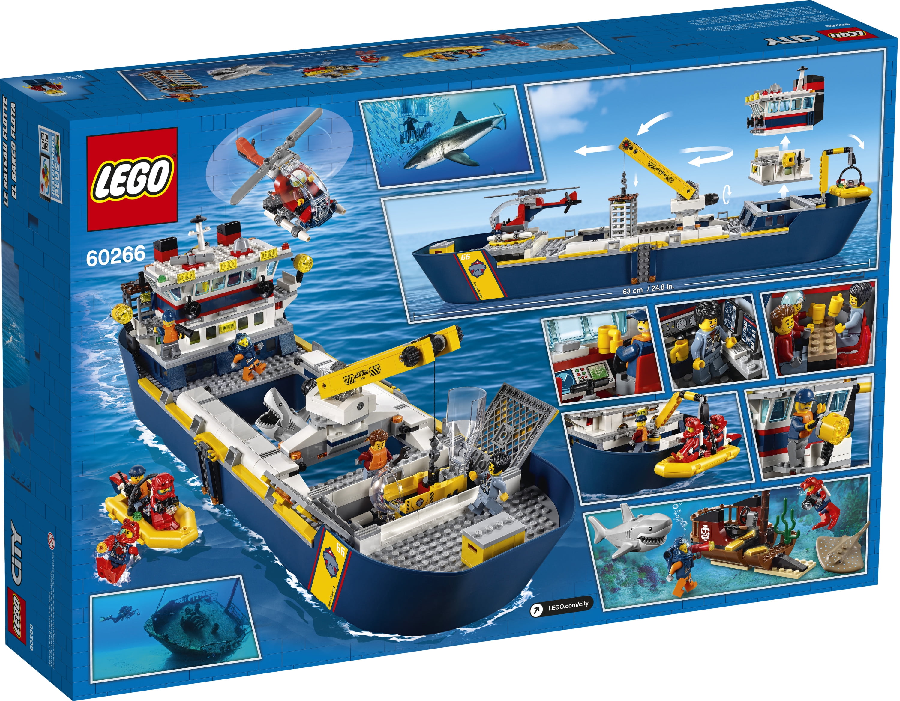 LEGO Ocean Exploration Ship 60266 Building Set (745 Pieces) - Image 4