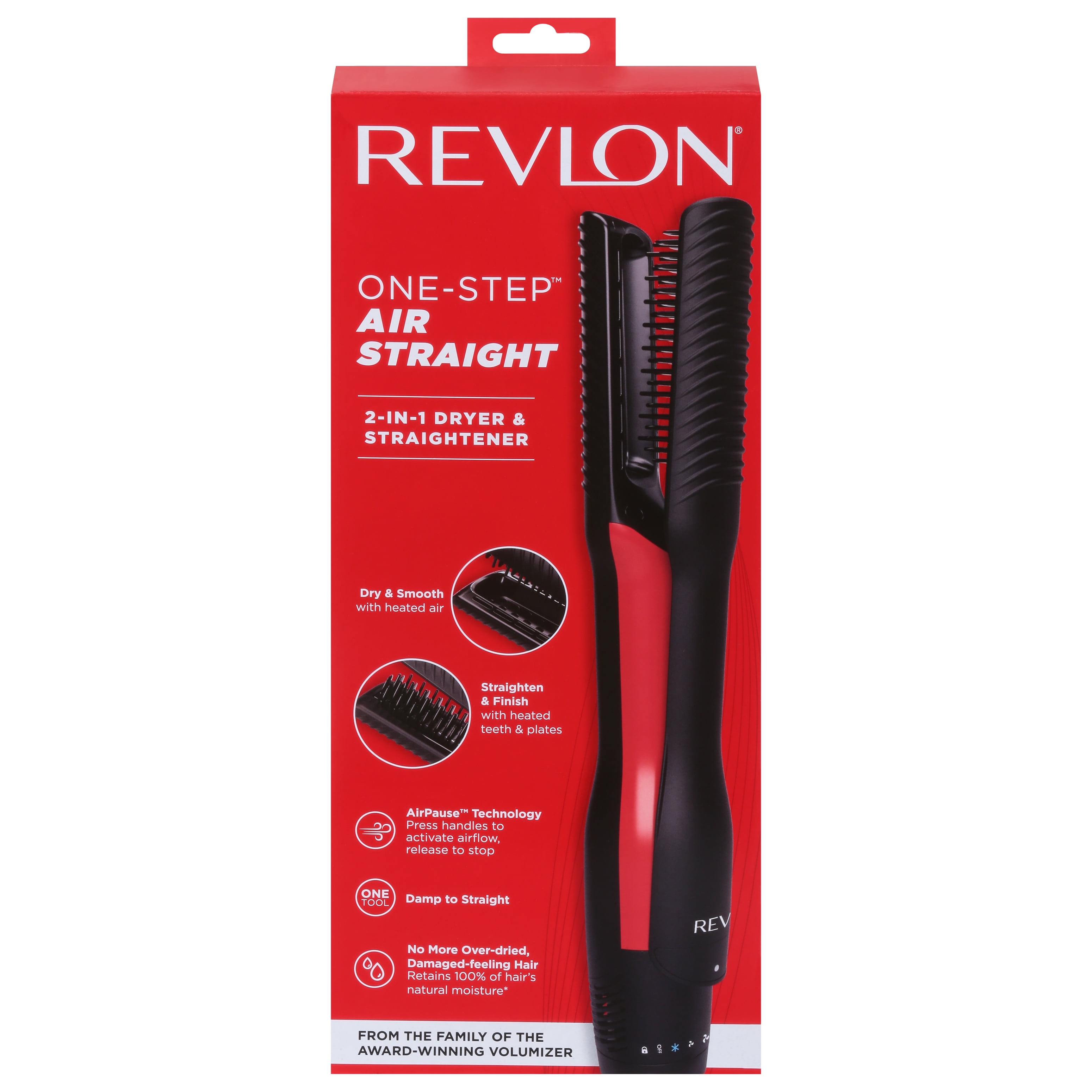 Revlon One-Step Air Straight 2-in-1 Dryer & Flat Iron Straightening Dryer - Image 6