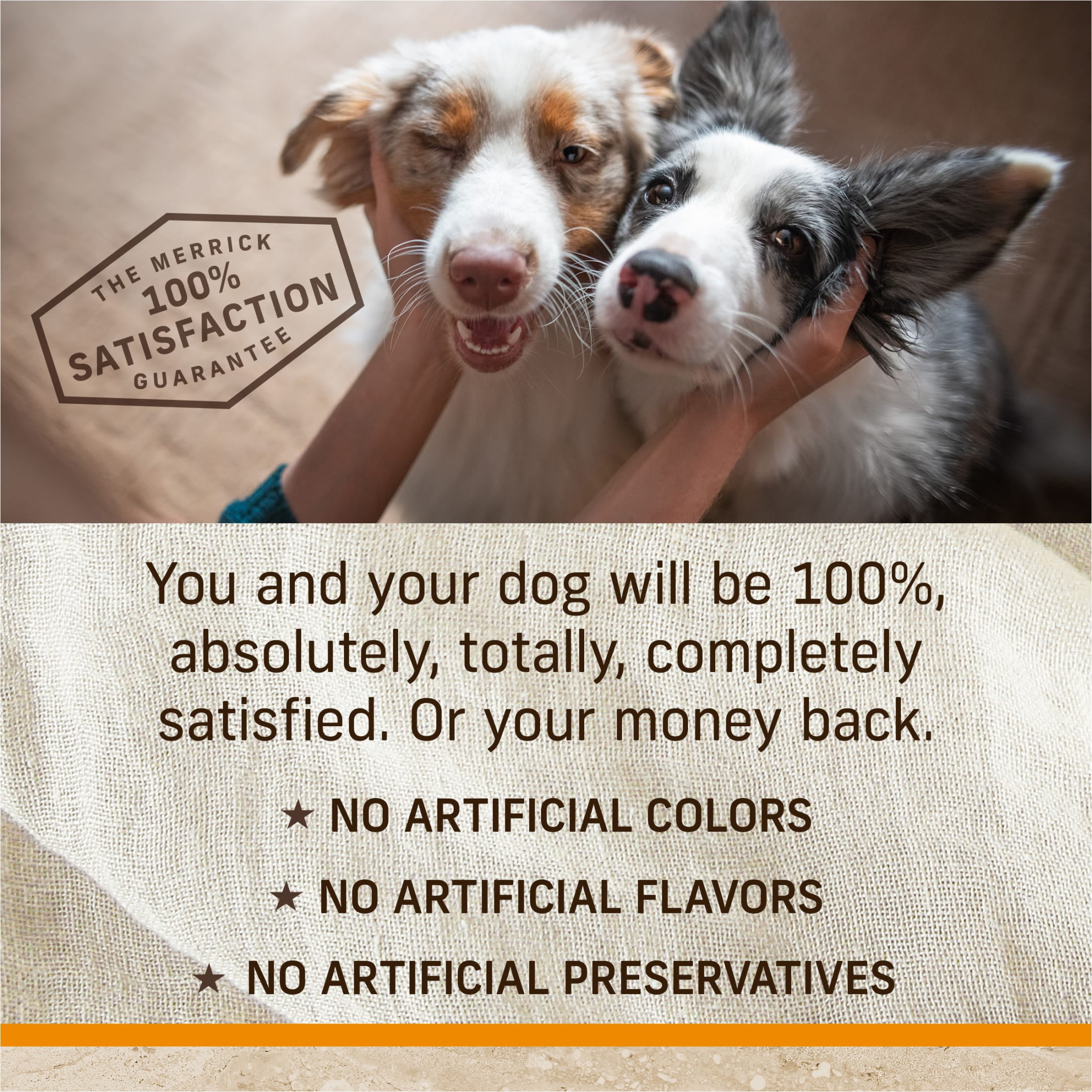 Merrick Real Chicken & Brown Rice Dry Dog Food, Whole Grain, 25 lb Bag - Image 11