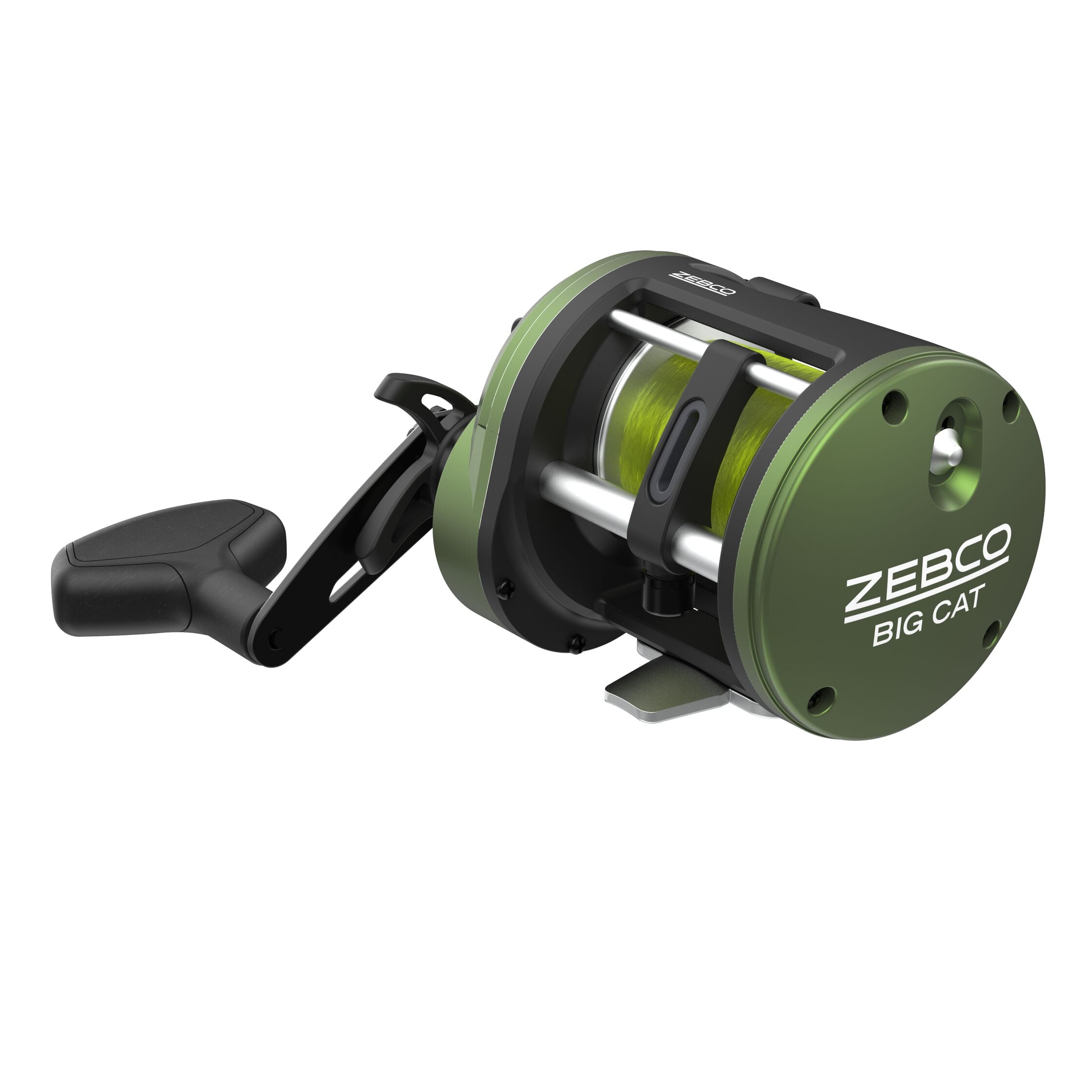 Zebco Big Cat Conventional Reel and Fishing Rod Combo, 8-Foot Rod, Size 500 Reel, Right-Hand Retrieve, Green - Image 3