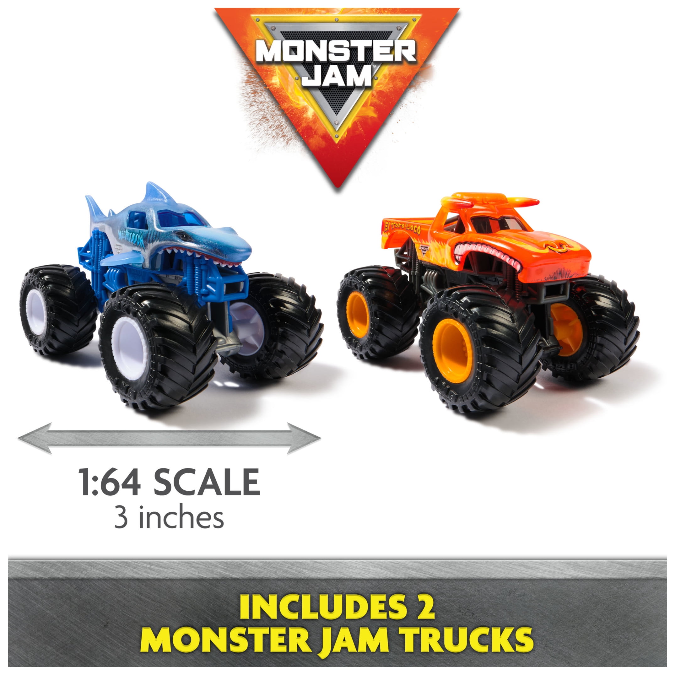 Monster Jam, Supercharge Speedway 46-inch Long Playset with 2 Monster Trucks, for Ages 3 and up - Image 6
