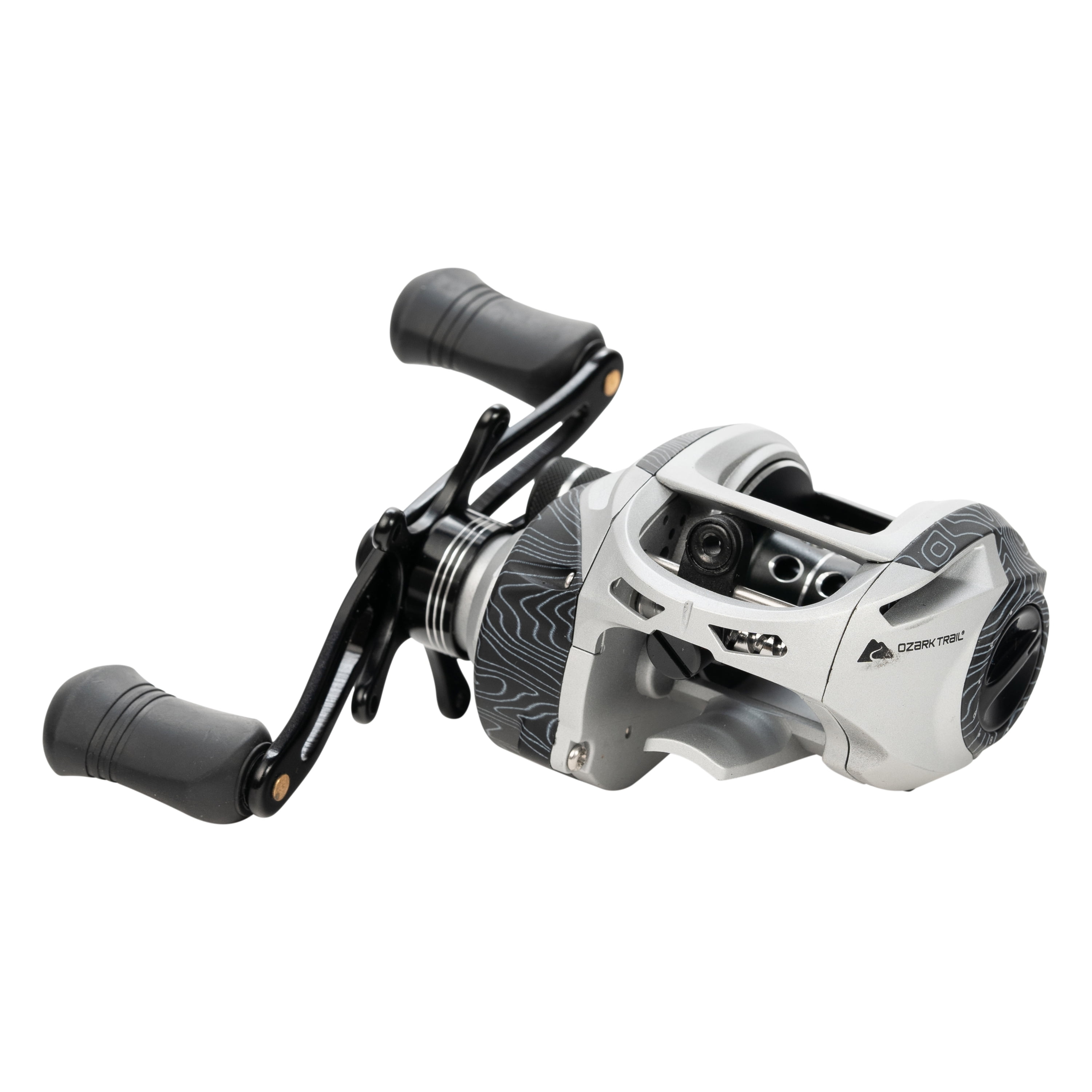 Ozark Trail OTX Pro Baitcast Fishing Reel, Black - Lightweight Graphite Frame and Cover, 7+1 Ball Bearings - Image 8