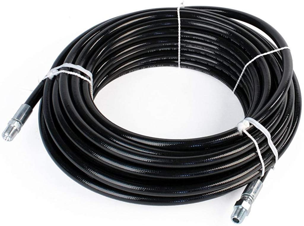 Ultimate Washer Sewer Jetting Kit for Power Pressure Washer, 1/4 Inch MNPT, 100 Ft Sewer Hose, Laser Nozzle and Rotating Drain Jetting Nozzle, 4400 PSI - Image 9