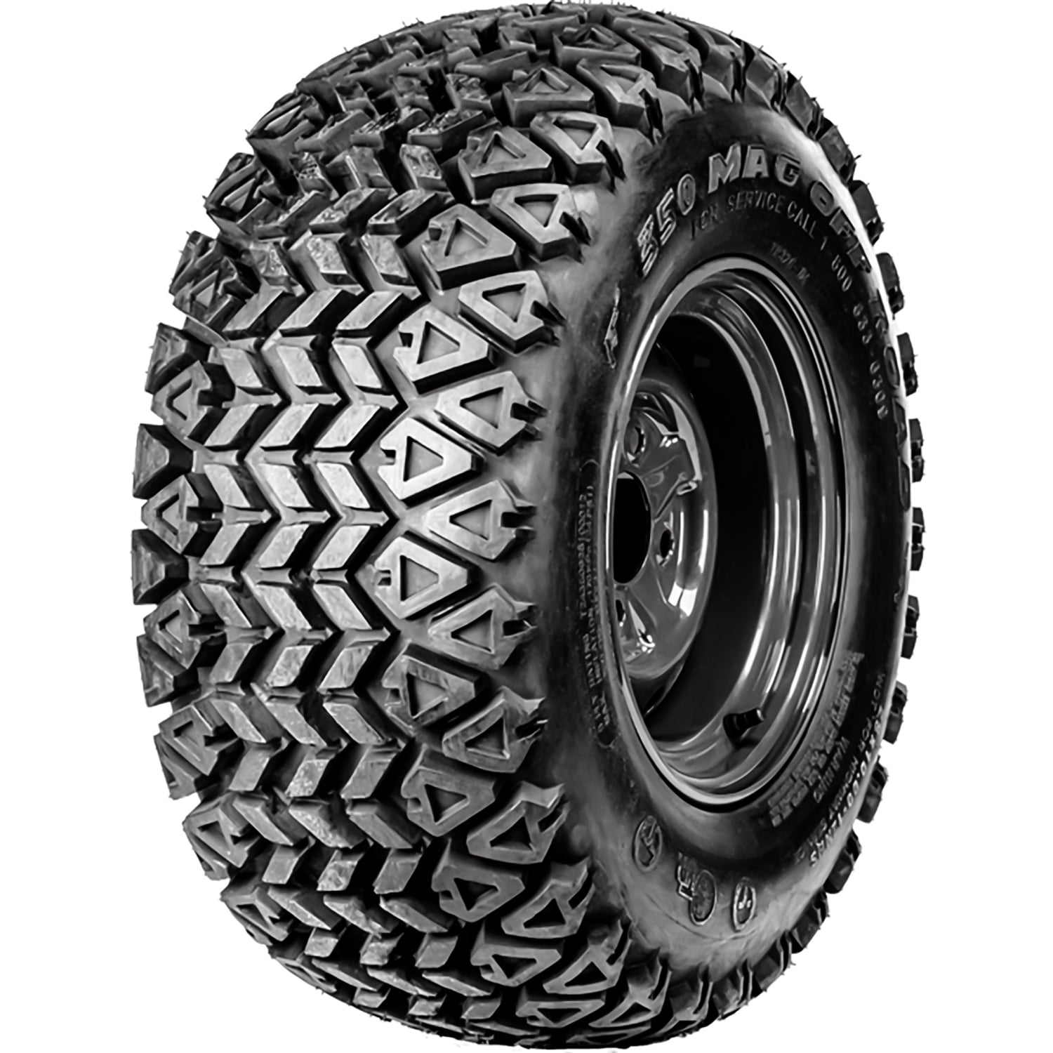 OTR 350 Mag 25X10.00-12 25x10-12 25x10x12 98A3 6 Ply a/t All Terrain Atv/Utv Tire - Image 3
