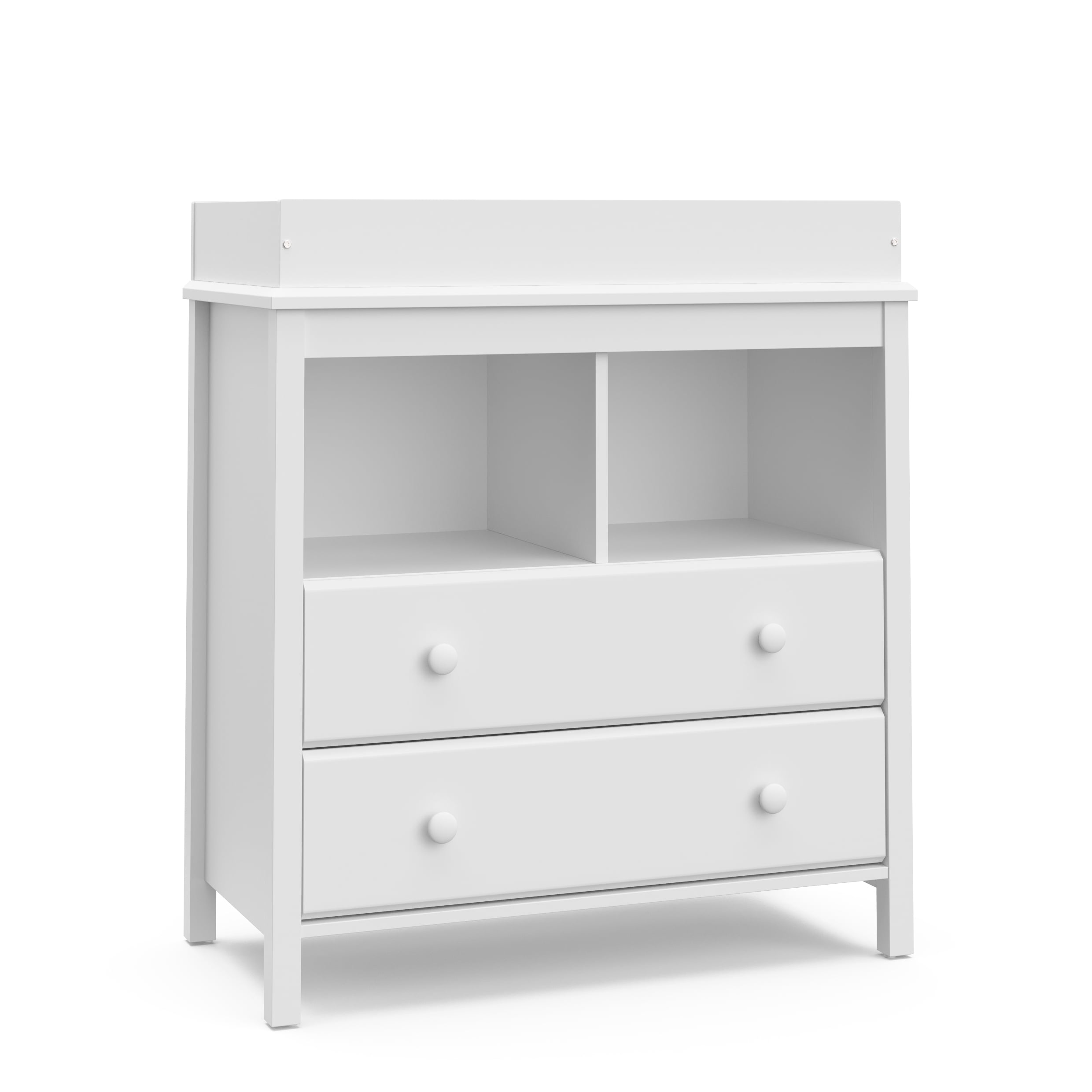 Storkcraft Alpine 2-Drawer Infant Changing Table Dresser, White - Image 7