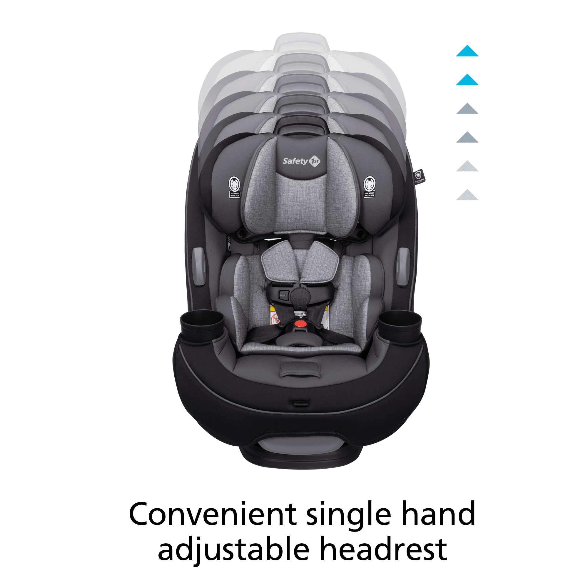 Safety 1st Grow and Go All-in-One Convertible Car Seat, Blue Coral, Toddler - Image 2