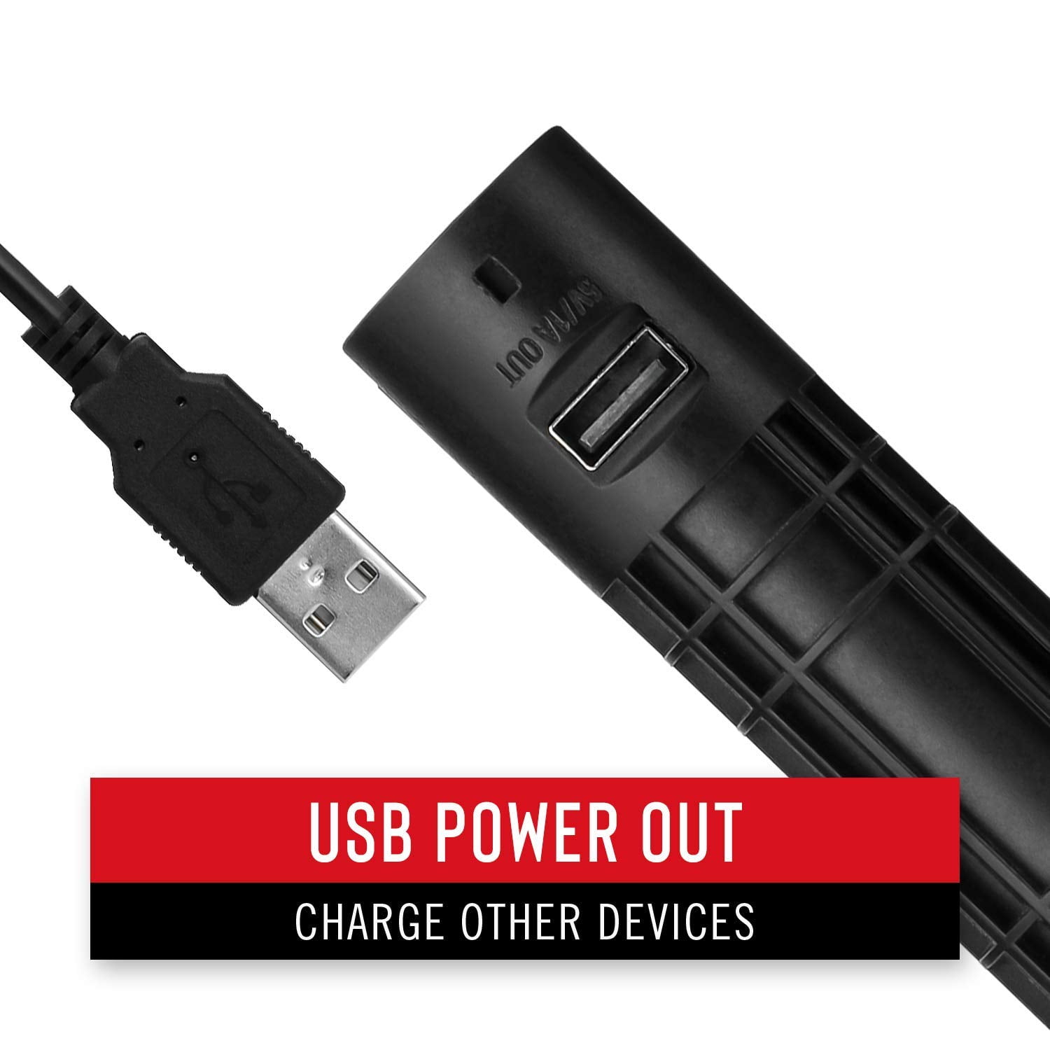 Coast CST-20520 Polyester 600R 530 lm Rechargeable Waterproof LED Flashlight, Green - Image 5