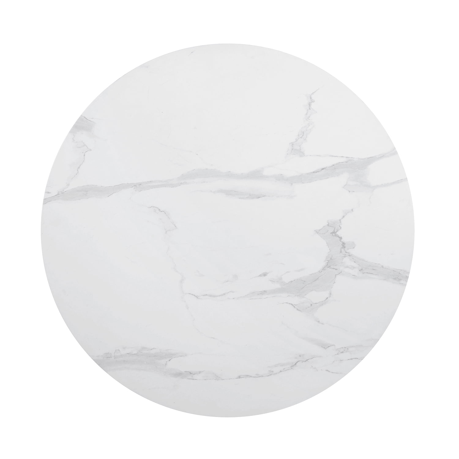 Arkell 40-inch Round Pedestal Dining Table White - Image 3