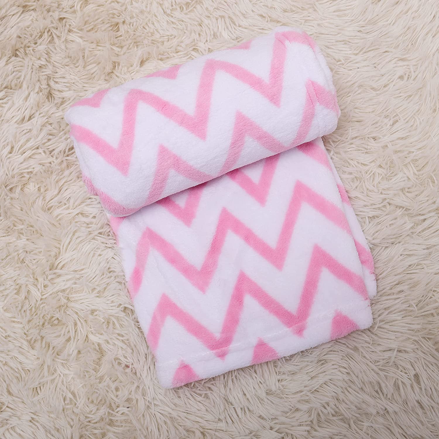 Sweet baba Pink Cartoon Elephant Crib Bedding Set for Girls,5 Piece-Crib Sheet/Crib Skirt/Quilt/Blanket/Diaper Bag - Image 7