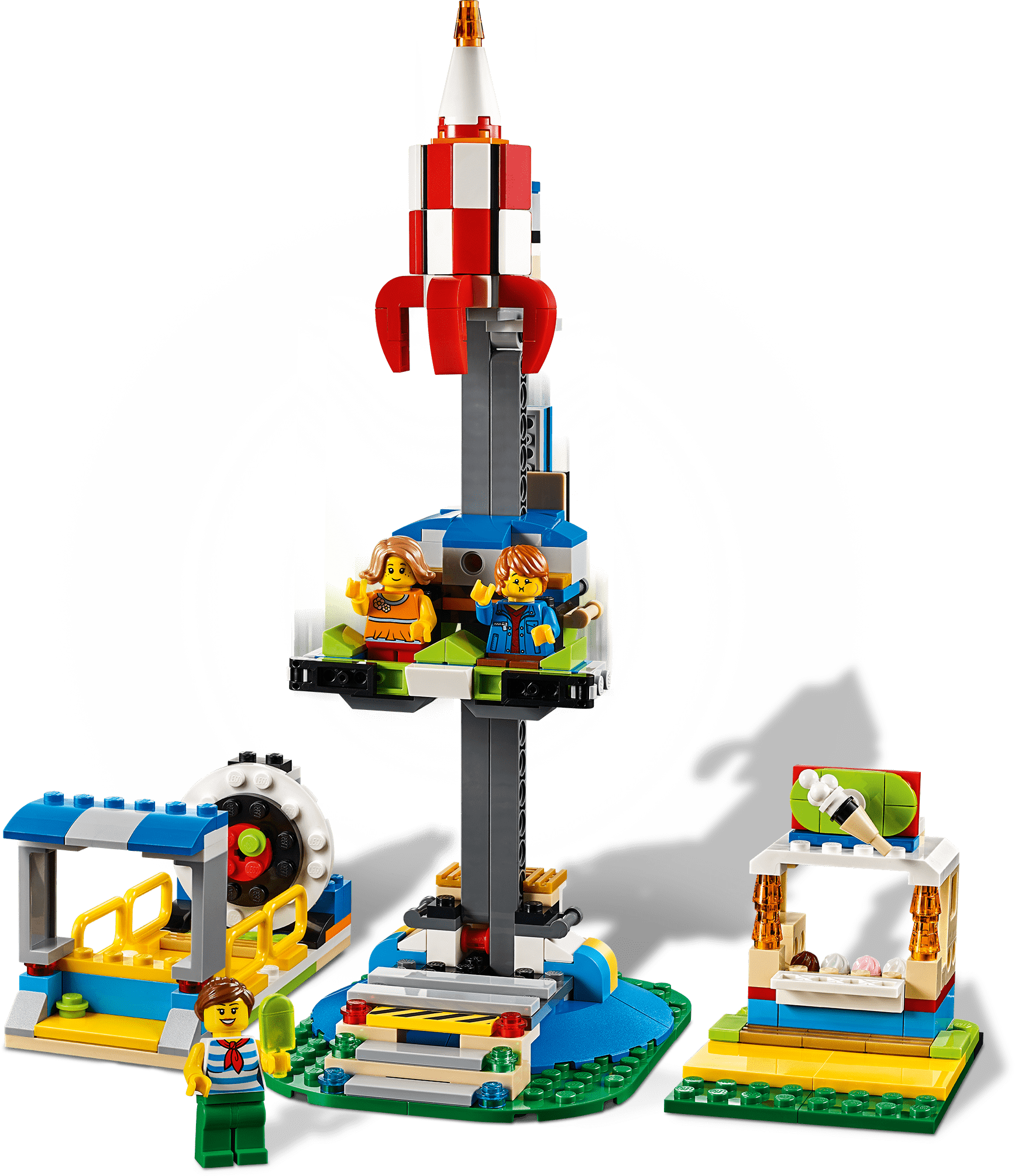 LEGO Creator Fairground Carousel 31095 Space-Themed Building Kit (595 Pieces) - Image 4