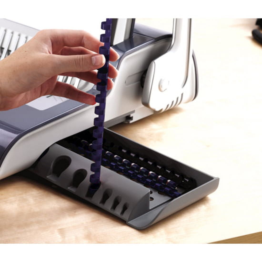 Fellowes Quasar Electric Comb Binding Machine 25 Sheets Punched, Grey - Image 12