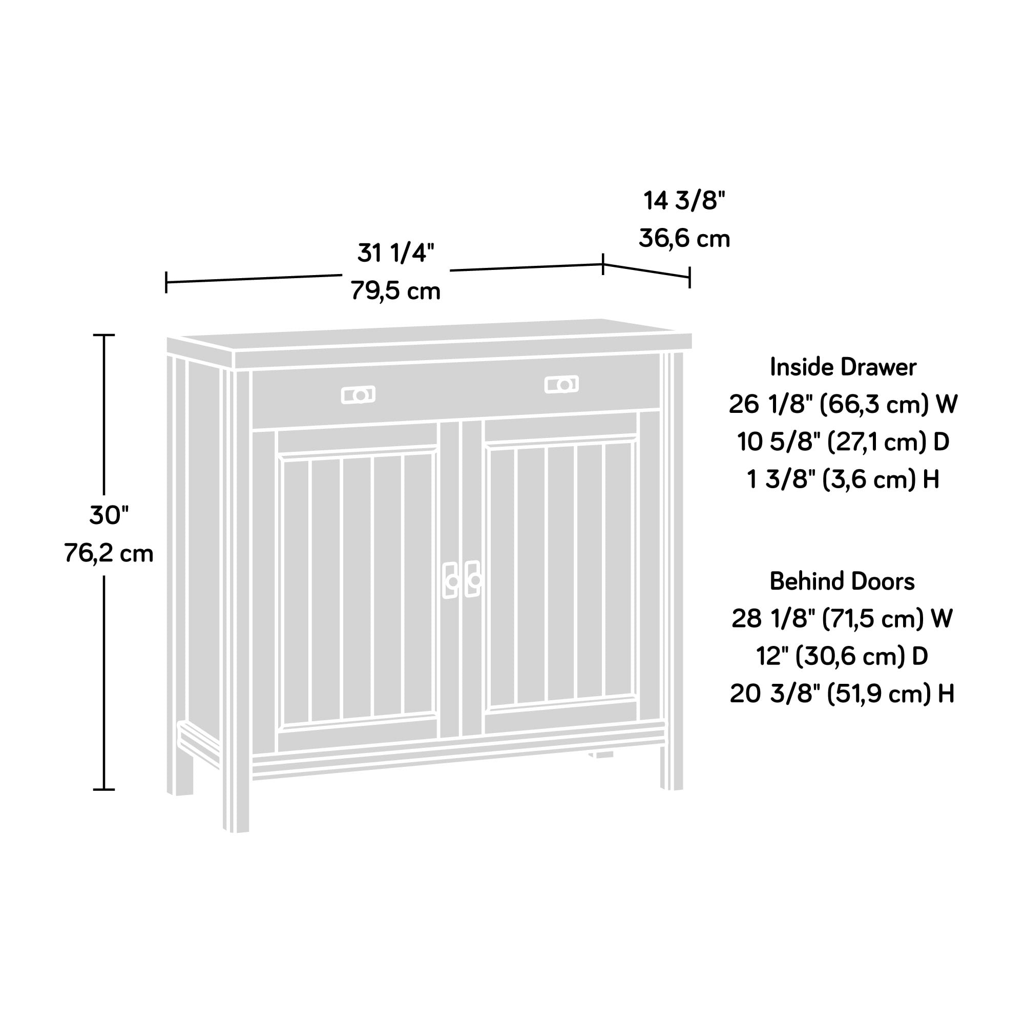 Sauder Costa Library Base Cabinet, Coffee Oak Finish - Image 12