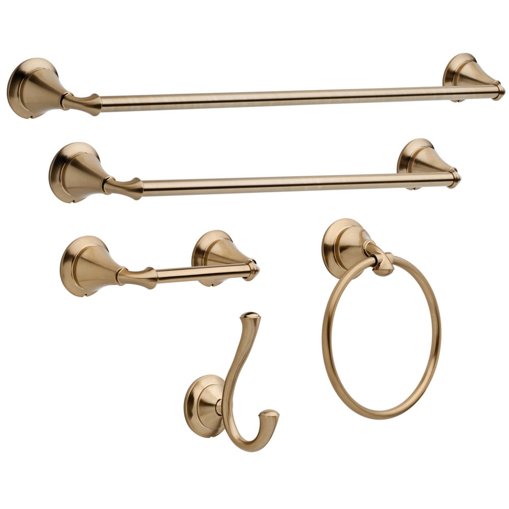 Delta 79435-CZ Linden, Double Robe Hook, Champagne Bronze - Image 5