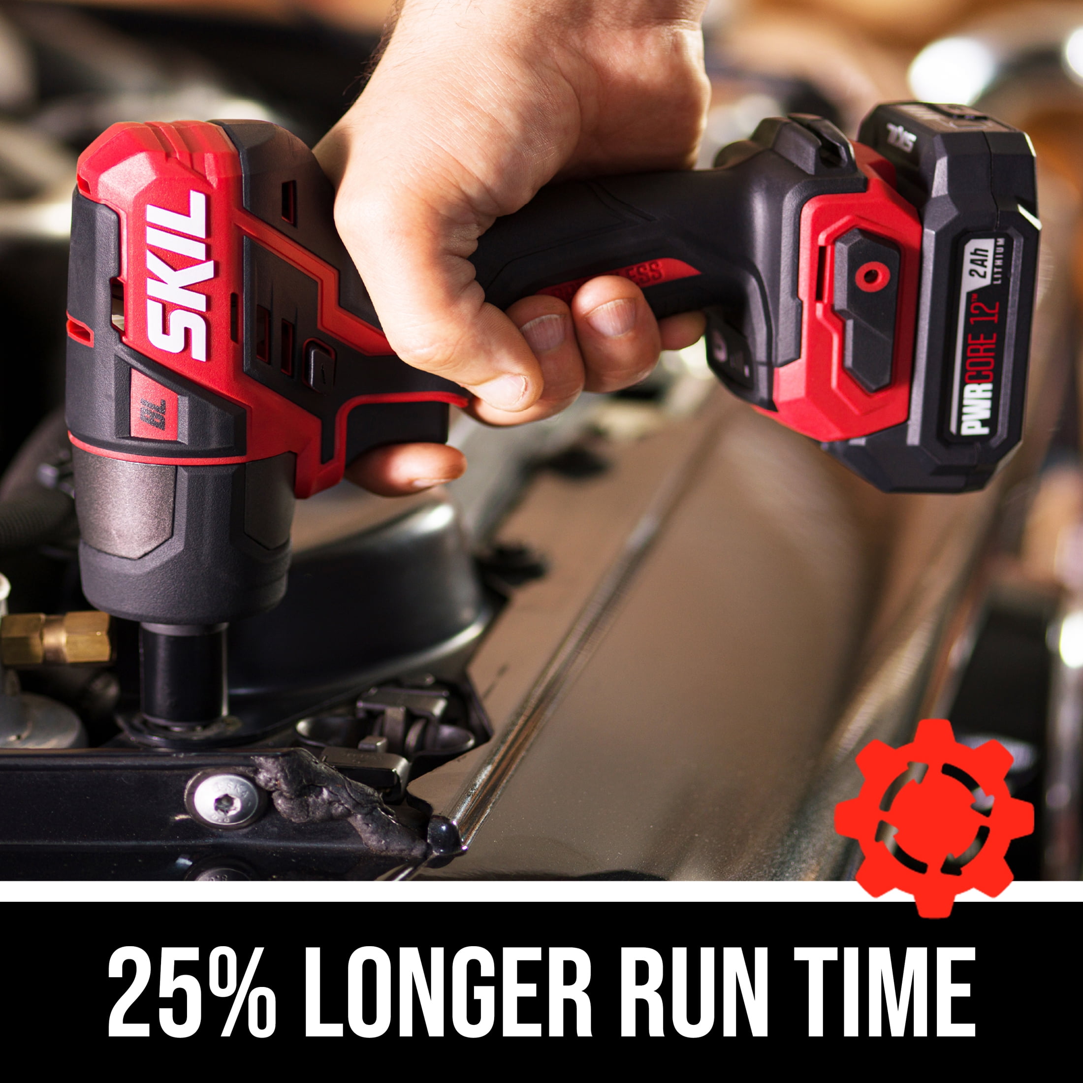 SKIL PWR Core 12™ Brushless 12V Cordless 3/8 In. Impact Wrench, IW5744-10 - Image 2
