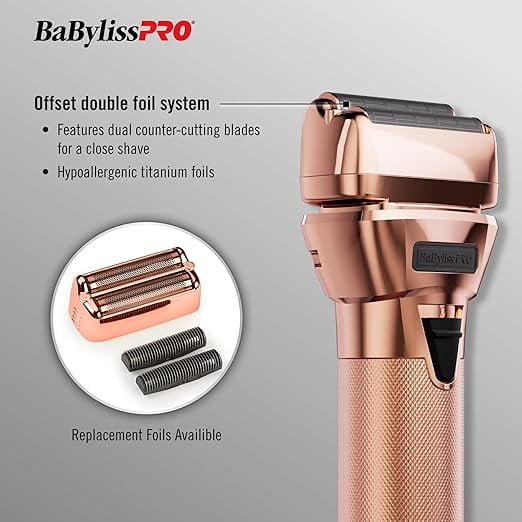 BaBylissPRO FXONE ROSEFX Double-Foil Shaver - Image 3