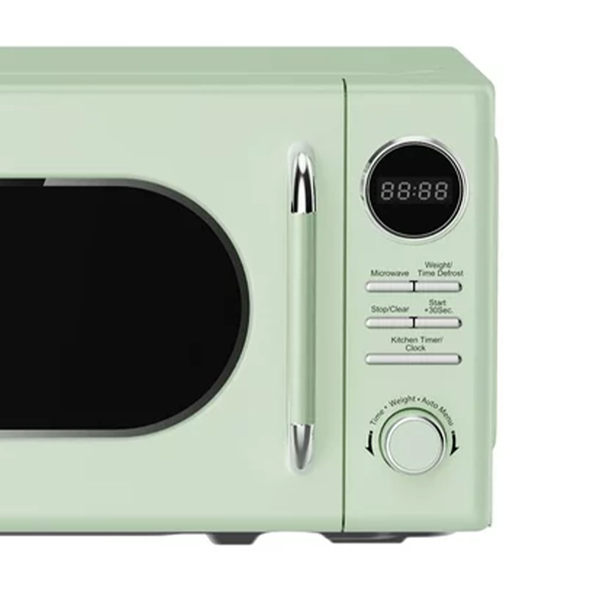 Magic Chef 0.7 Cubic Feet 700W Classic Retro Countertop Microwave, Green - Image 7