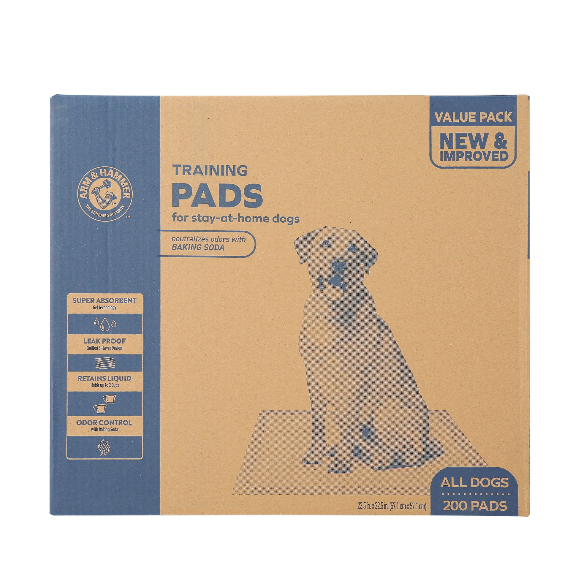 Arm & Hammer for Dogs Puppy Training Pads, 200ct | Odor Control, Leak-Proof Puppy Pads - Image 3