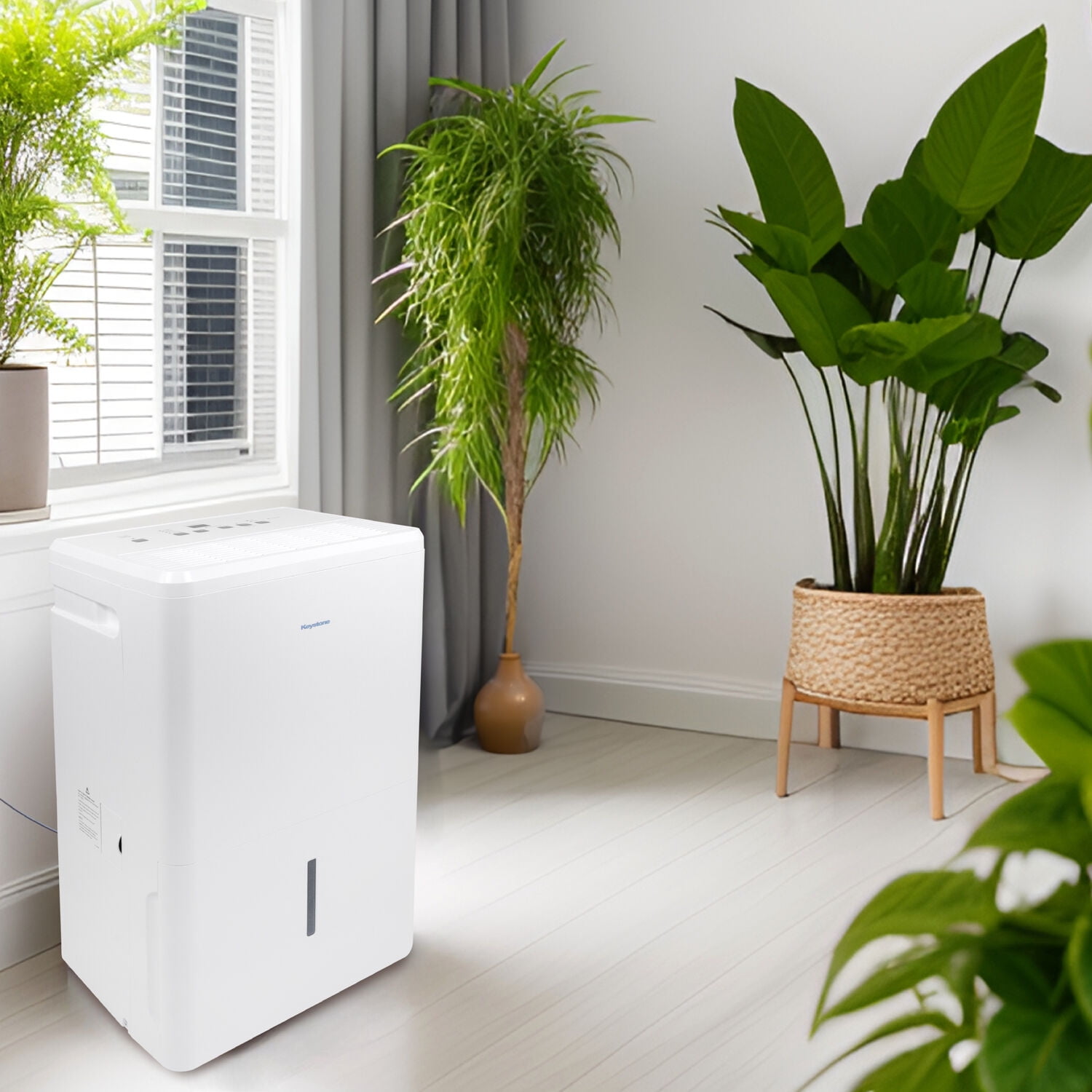 Keystone 50-Pint Portable 4500 Sq ft Dehumidifier with Pump, KYSTD50PAE - Image 3