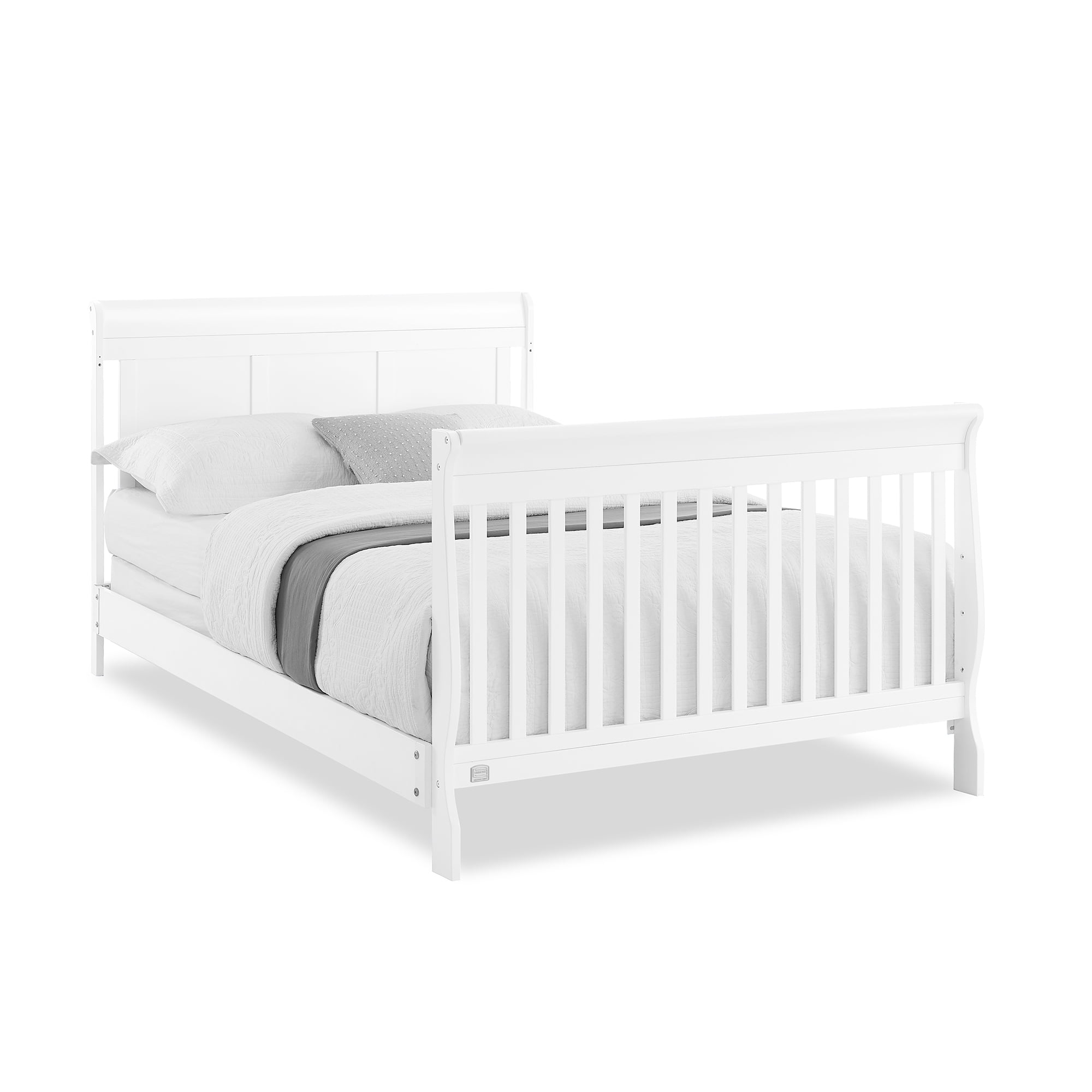 Simmons Kids Carter 6-in-1 Convertible Crib - Greenguard Gold Certified, Bianca White - Image 5