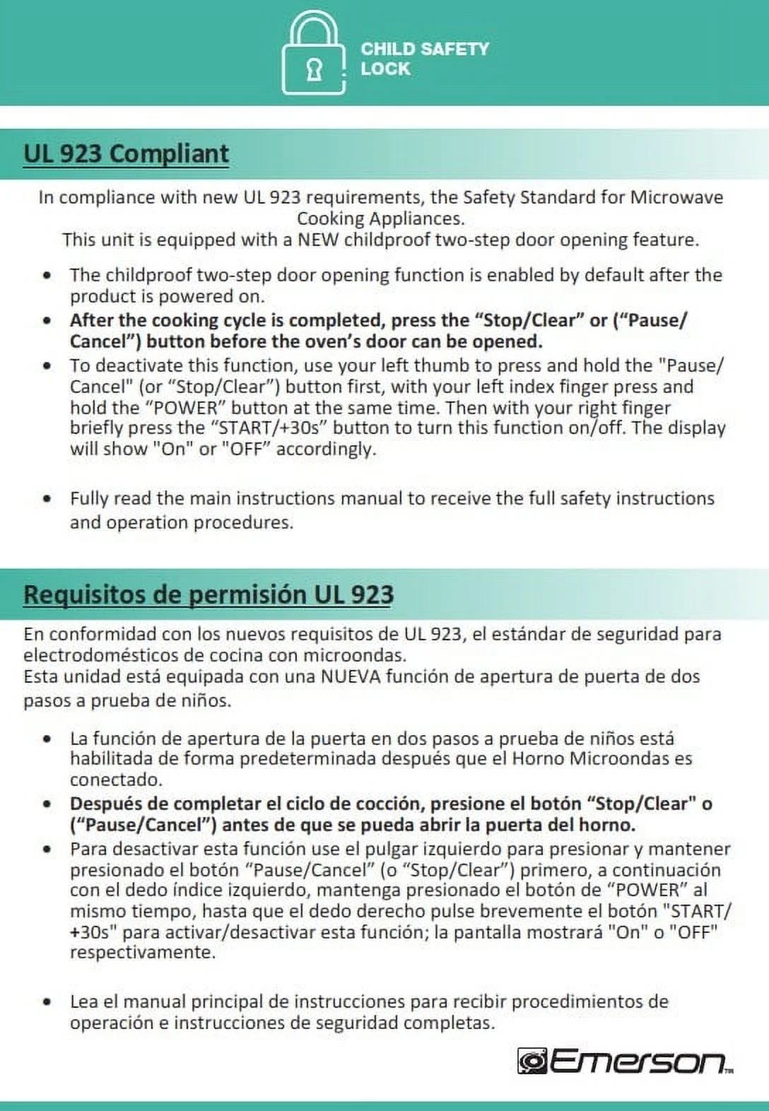 Emerson 1.1 Cu Ft, 1000W White Countertop Microwave Oven, MW1101W - Image 4
