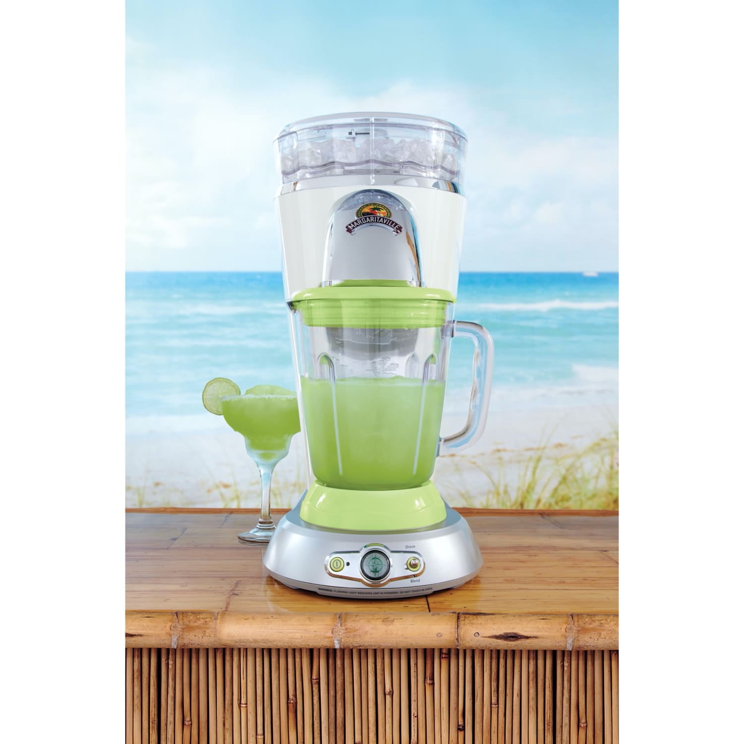 Margaritaville Bahamas Frozen Concoction Maker, Off White & Lime Green - Image 2