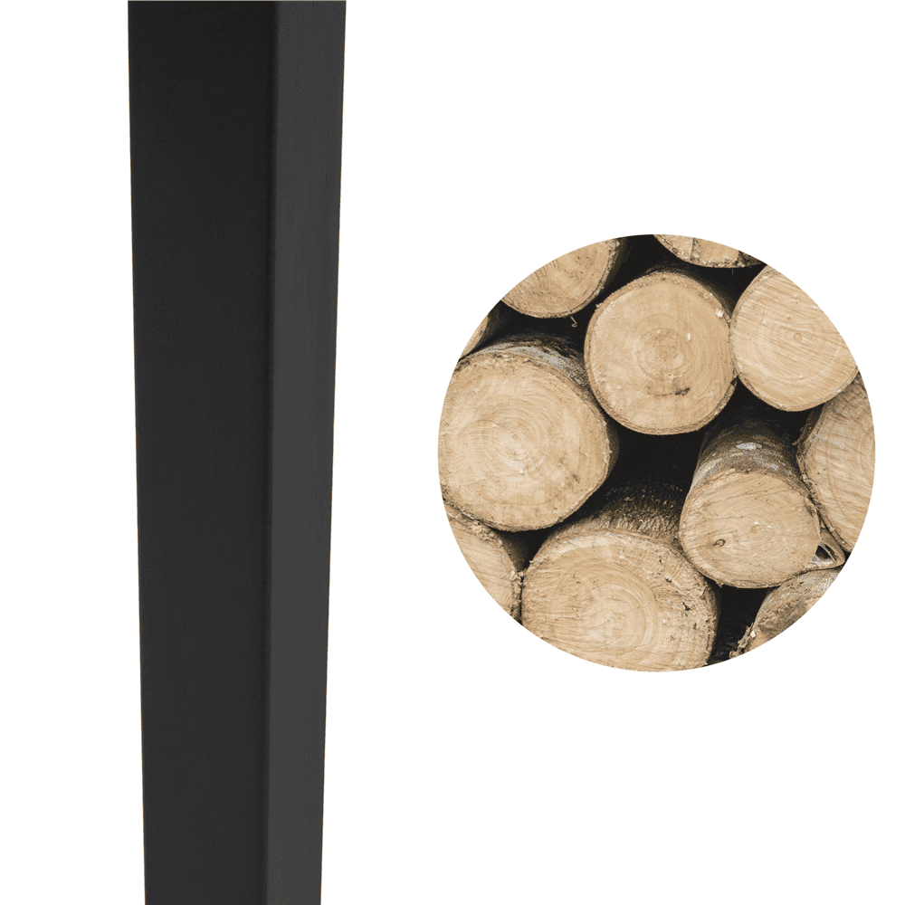 Renwick 4pcs Fabric Parson Dining Chairs,Dark Gray - Image 3