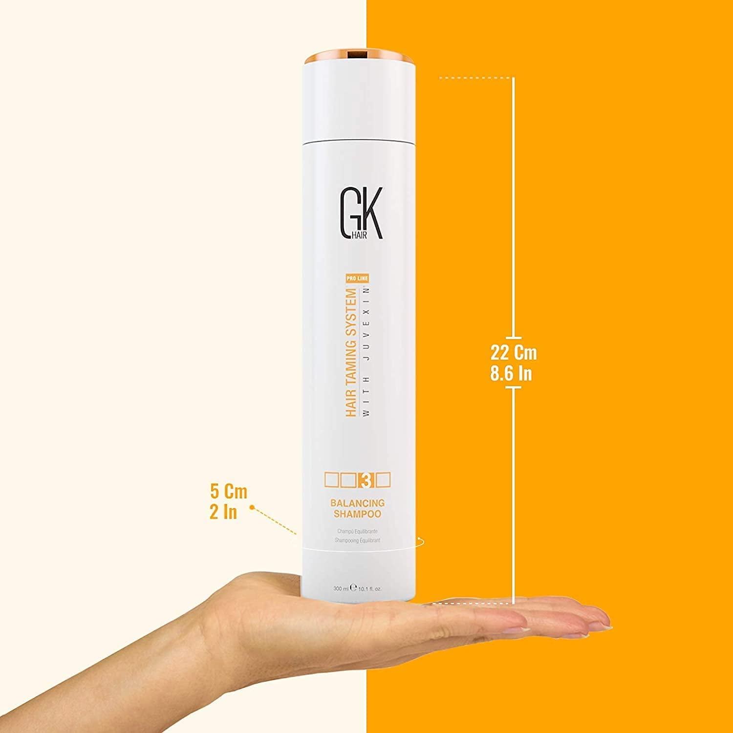 GK HAIR Global Keratin Balancing Shampoo and Conditioner Sets (10.1 Fl Oz/300ml) For Oily & Color Treated Hair Deep Cleansing Ideal for Over-Processed and Environmentally Stressed Hair - Image 3