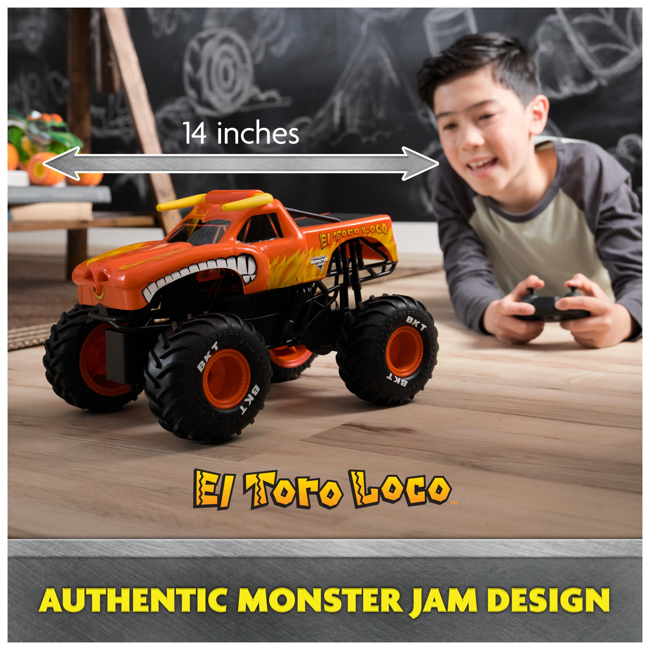 Monster Jam, El Toro Loco RC Monster Truck, 1:15 Scale - Image 7
