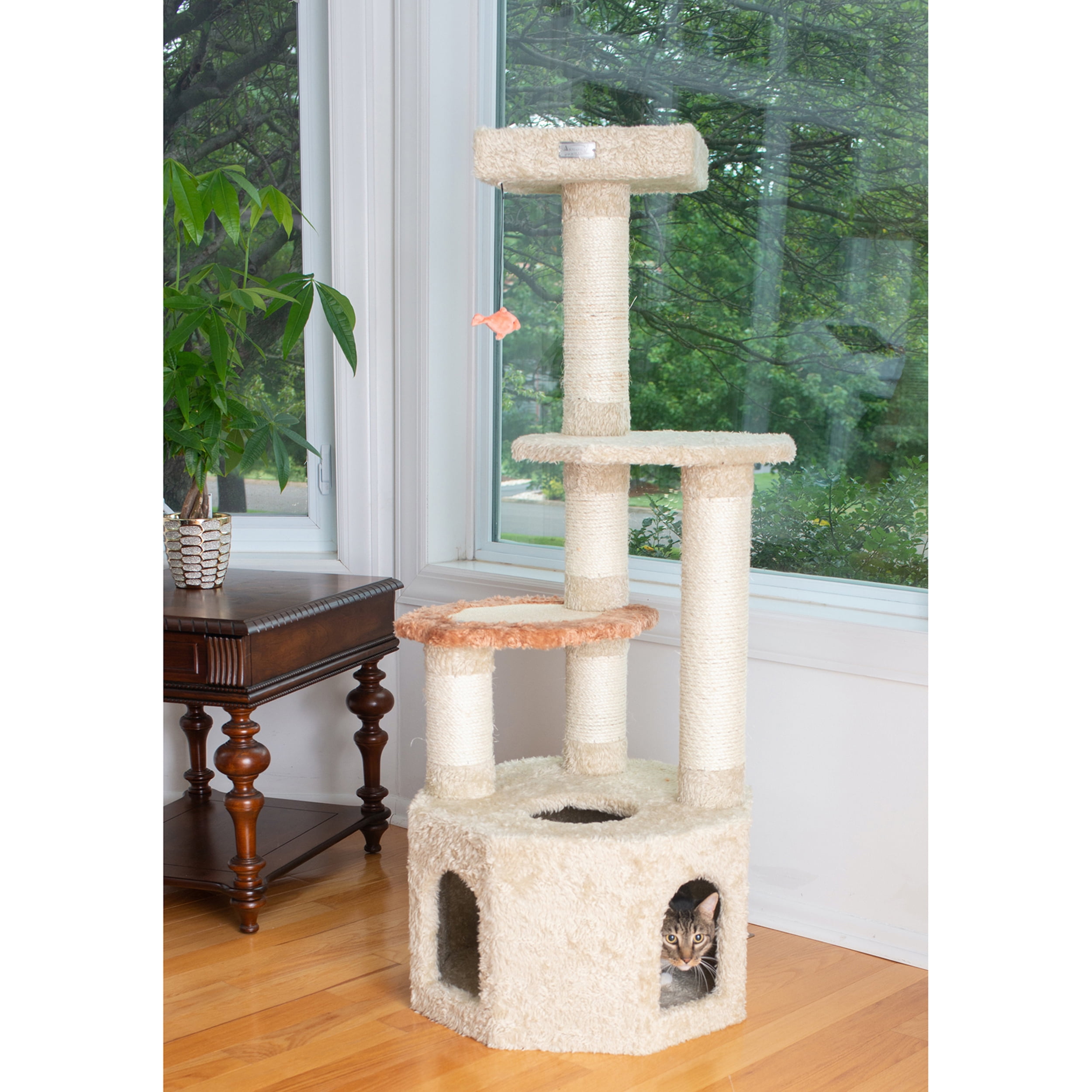 Armarkat Premium real wood Cat Tree Model X5703, Khaki - Image 7