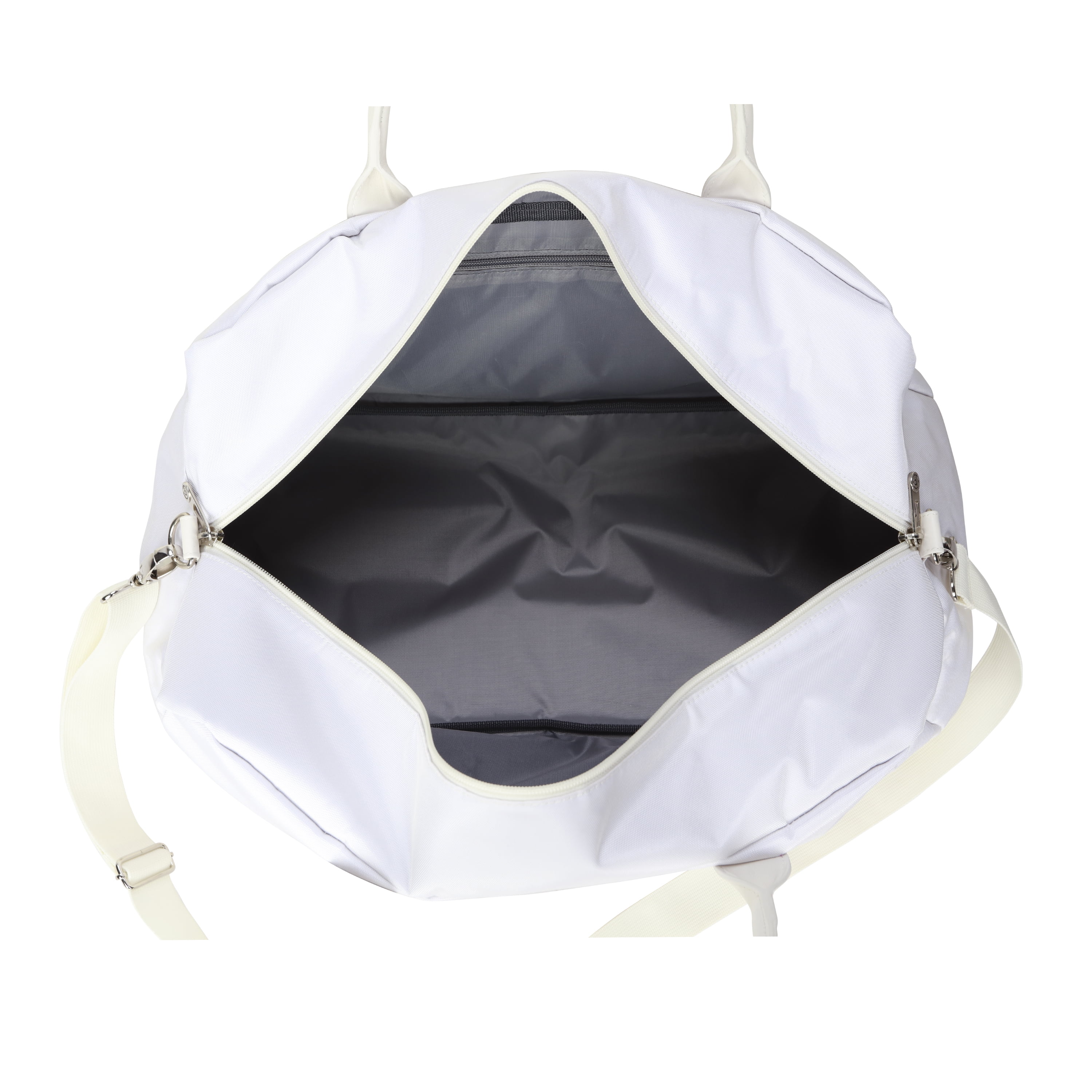 (2 pack) Protégé 21-inch Travel Weekender Duffel, Cream Polyester - Image 4