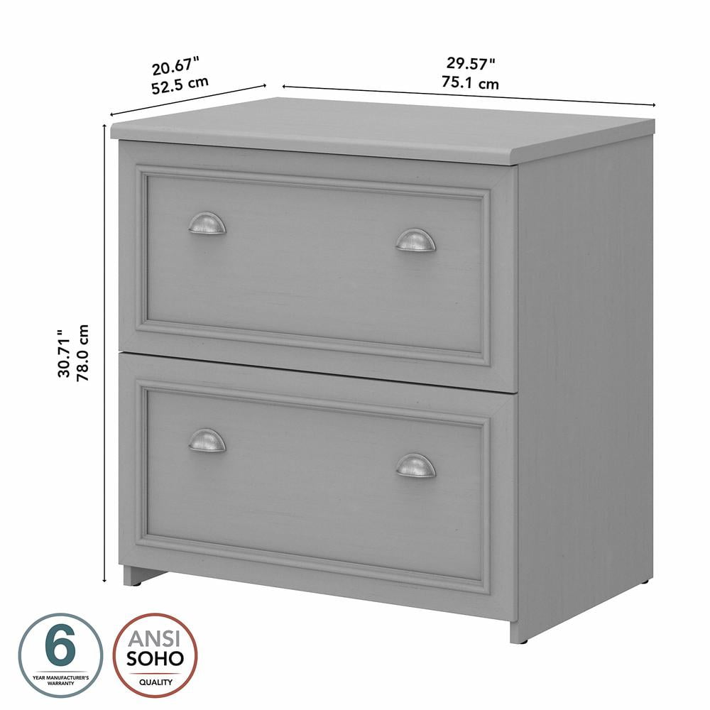 Fairview 2 Drawer Lateral File Cabinet in Cape Cod Gray - Image 2