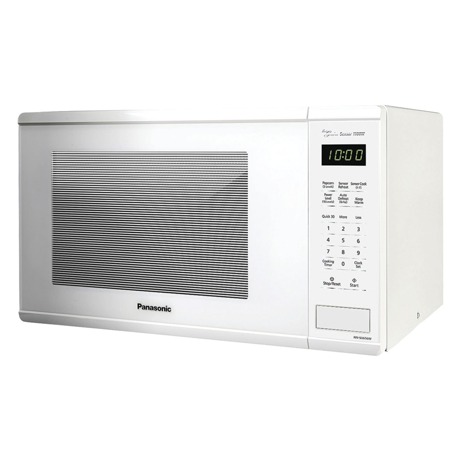 Panasonic New 1.3 Cu. ft. 1100W Genius Sensor Countertop Microwave Oven in White - Image 4