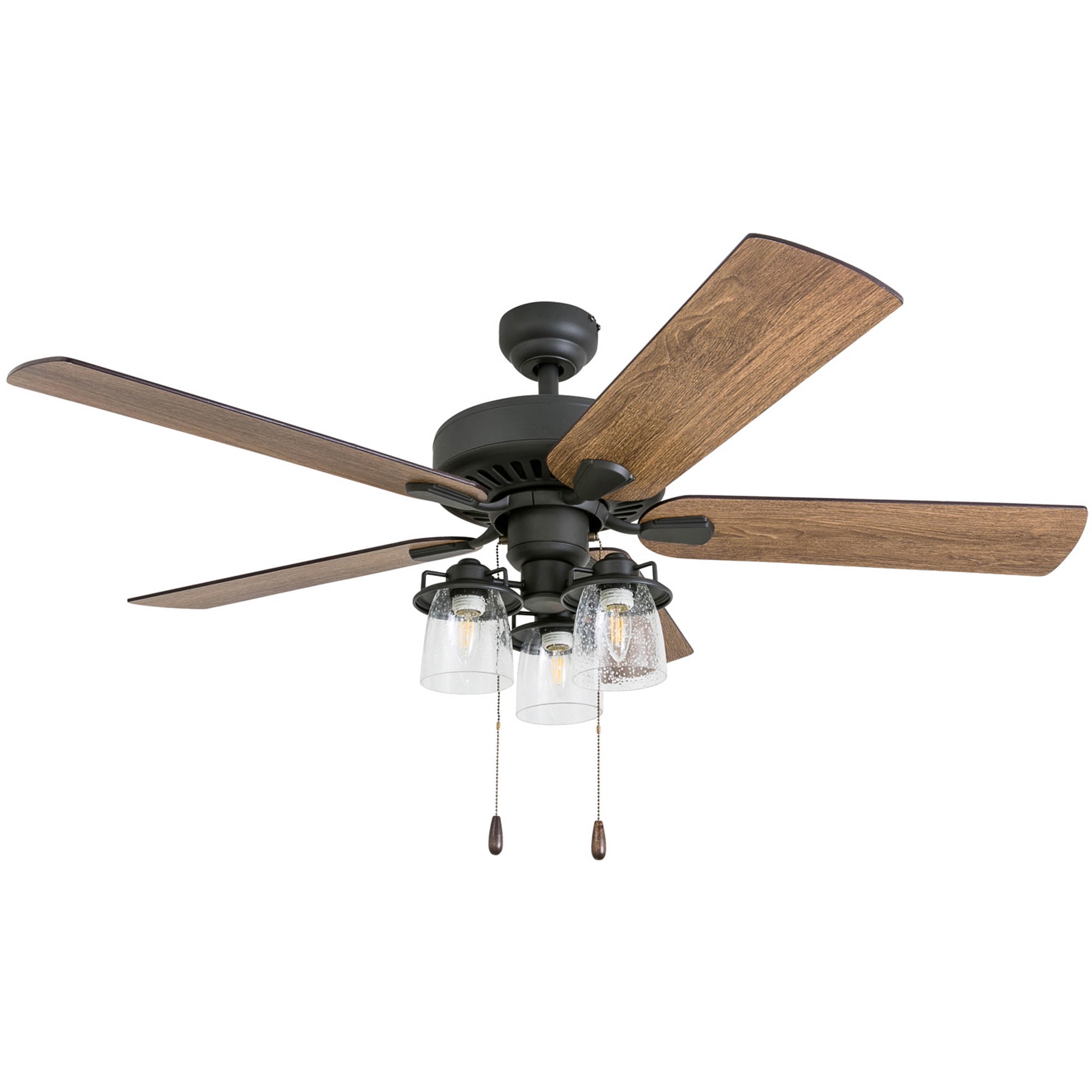 Prominence Home 50585-35 Briarcrest Farmhouse 52-Inch Aged Bronze Indoor Ceiling Fan with 5 Barnwood, Tumbleweed Blades - Image 13