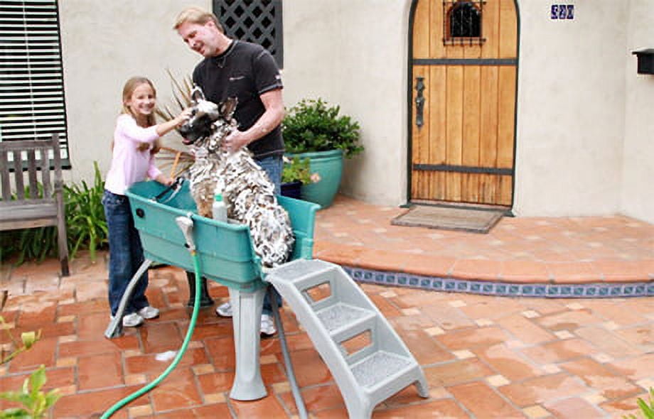 Booster Bath PSUSA Portable Dog Steps, Gray, Medium, 19"L x 6"W x 34"H - Image 2
