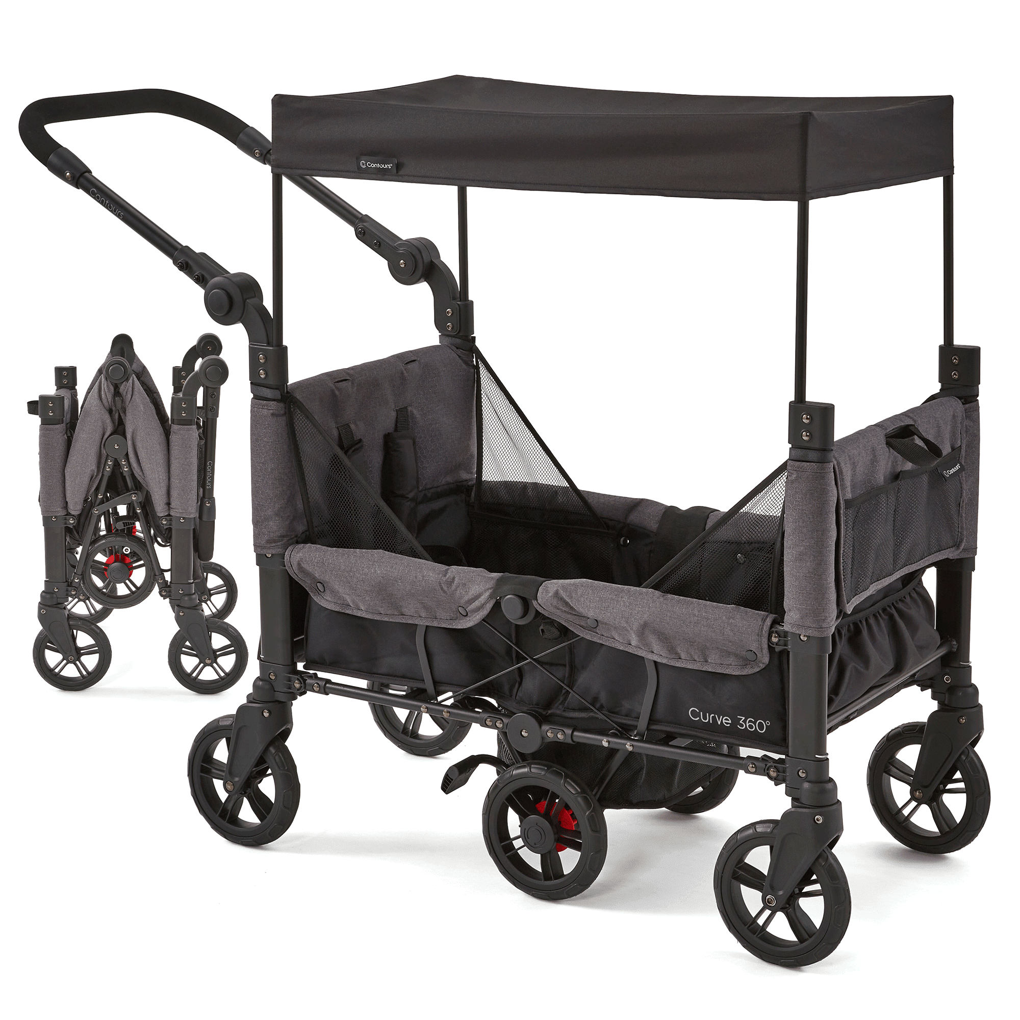 Contours Curve 360 Child Stroller Wagon - Image 2